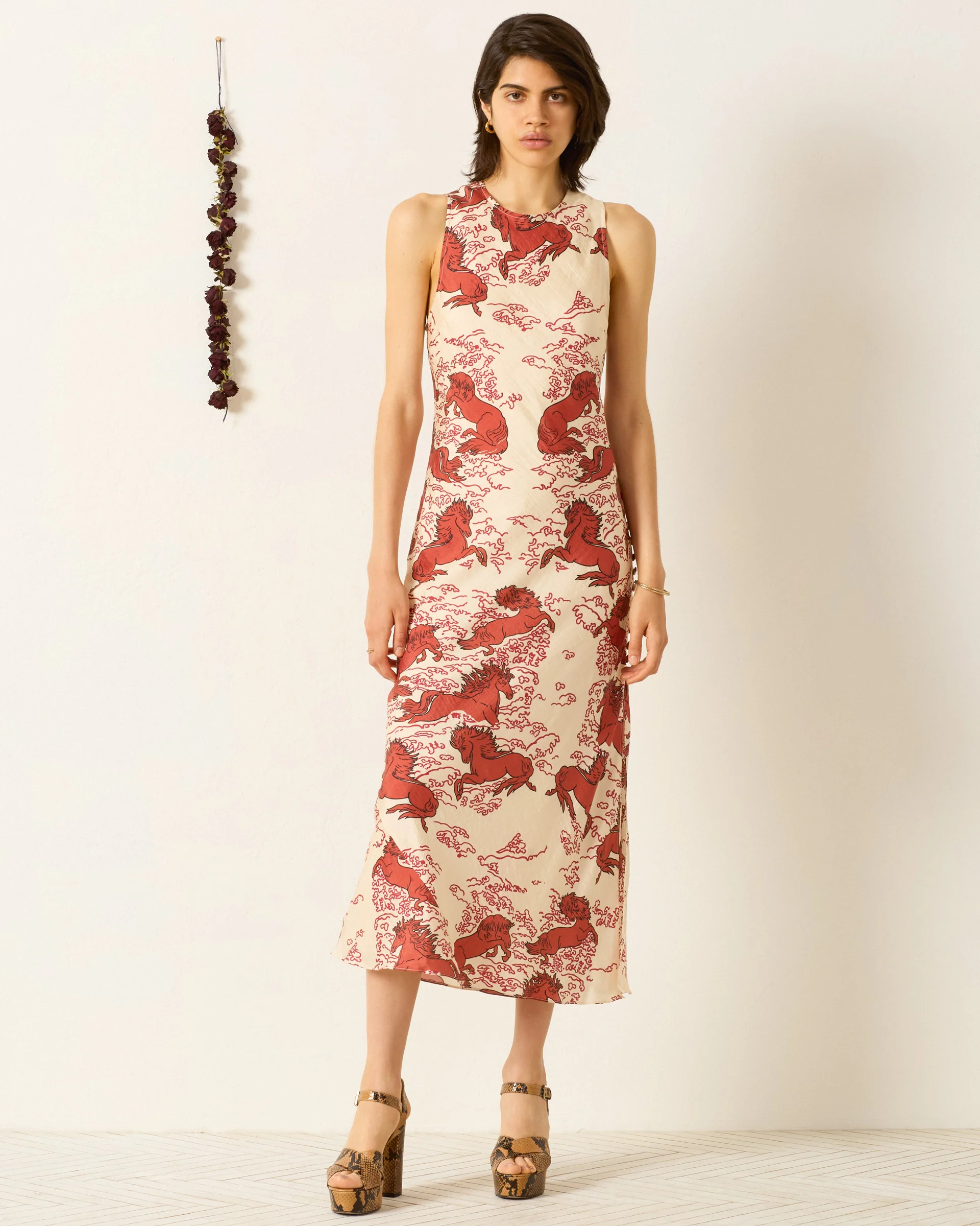 Adelaide Rouge Pegasus Dress