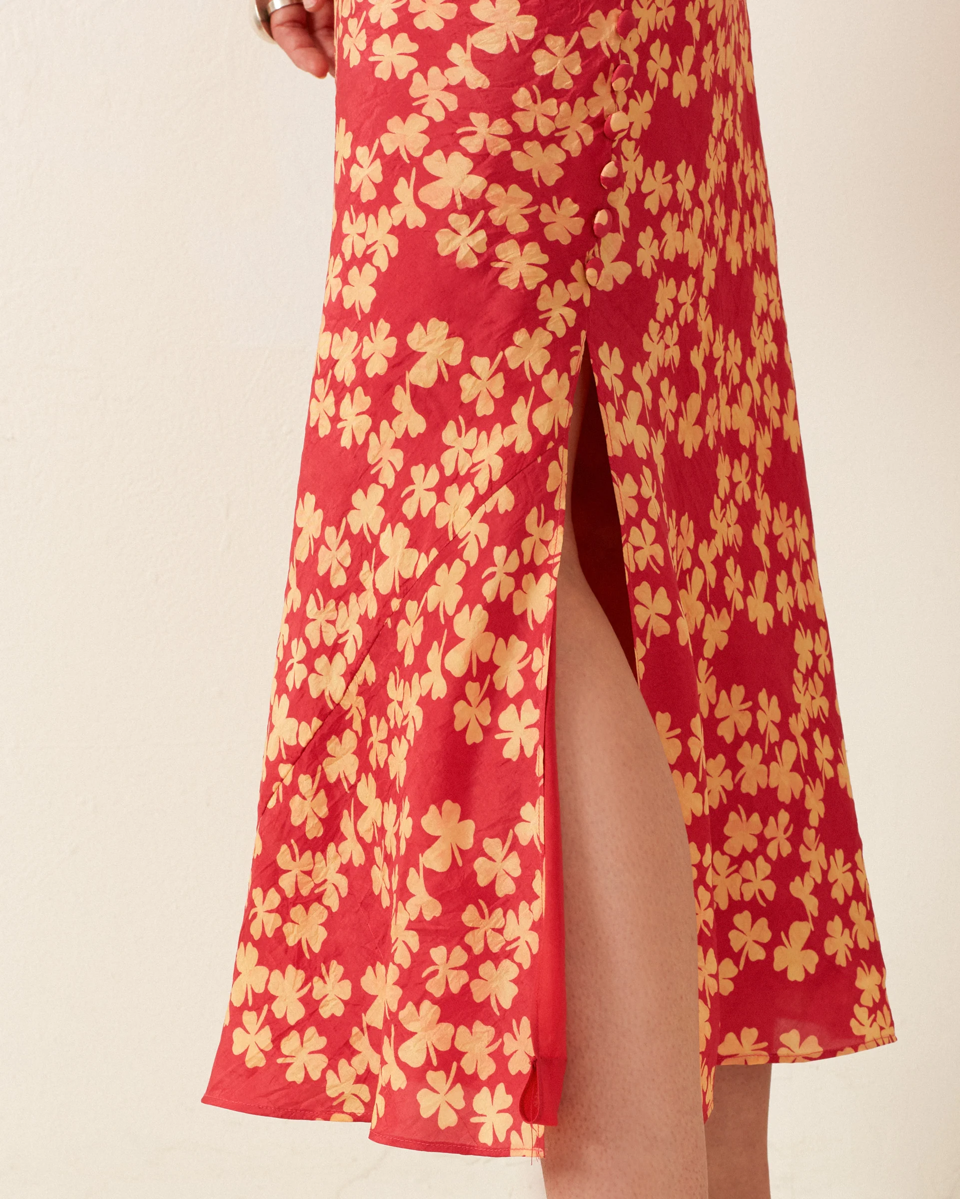 Adele Crimson Clover Dress - Image 3
