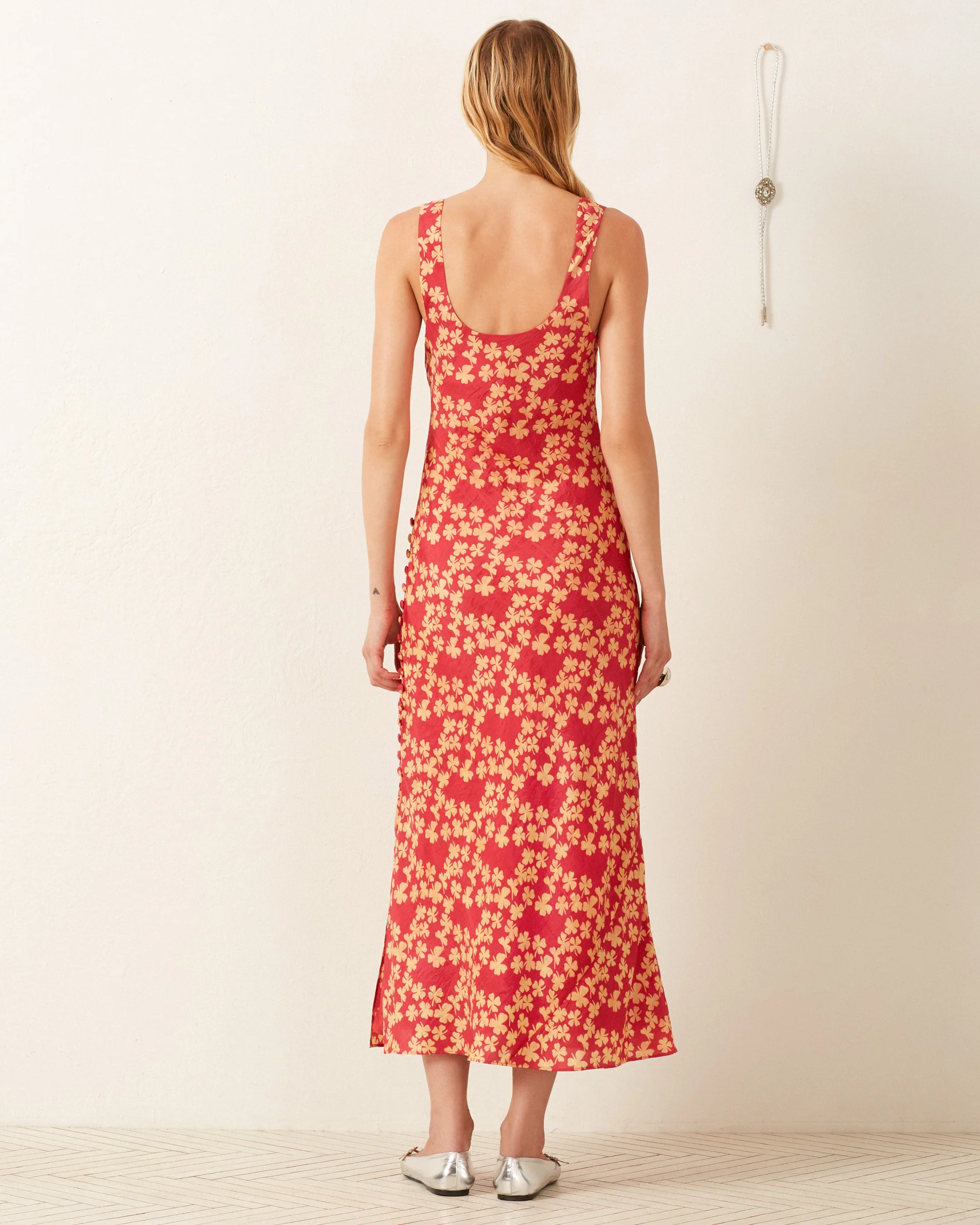 Adele Crimson Clover Dress - Image 4