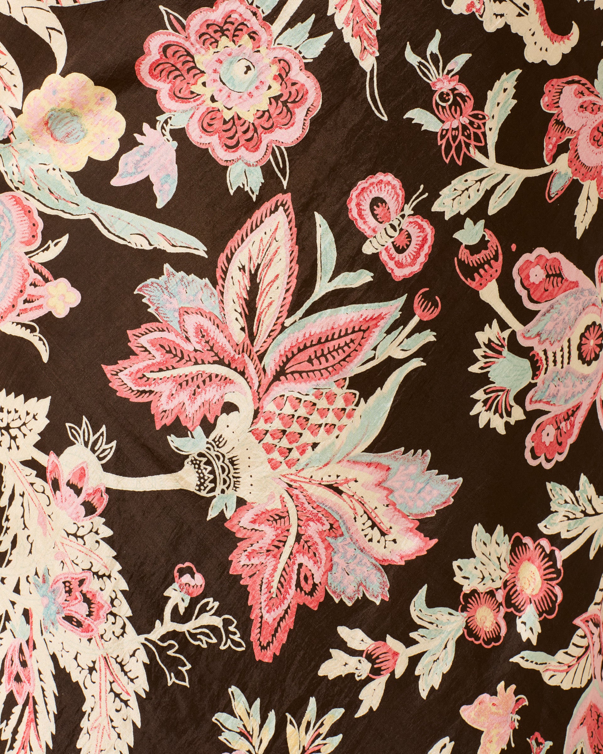 Adele Terra Floral Silk Dress - Image 4