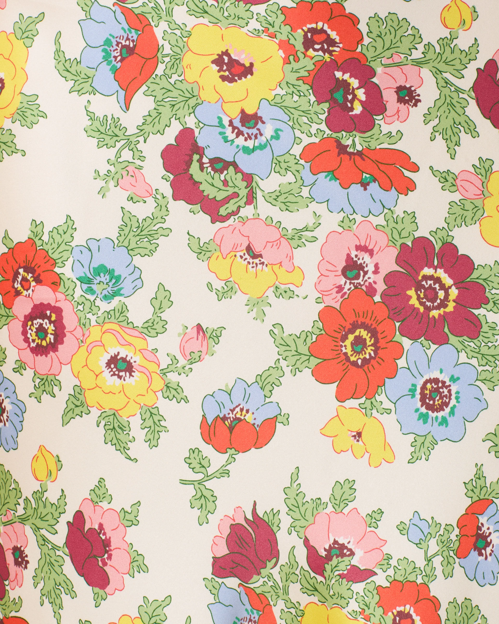 Adele Wildflower Silk Dress - Image 7