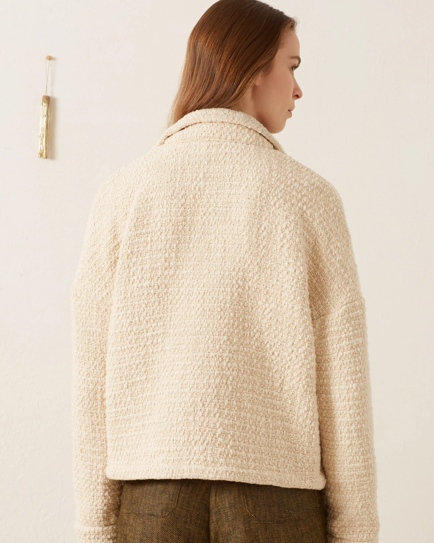 Allegra Pearl Boucle Top - Image 6