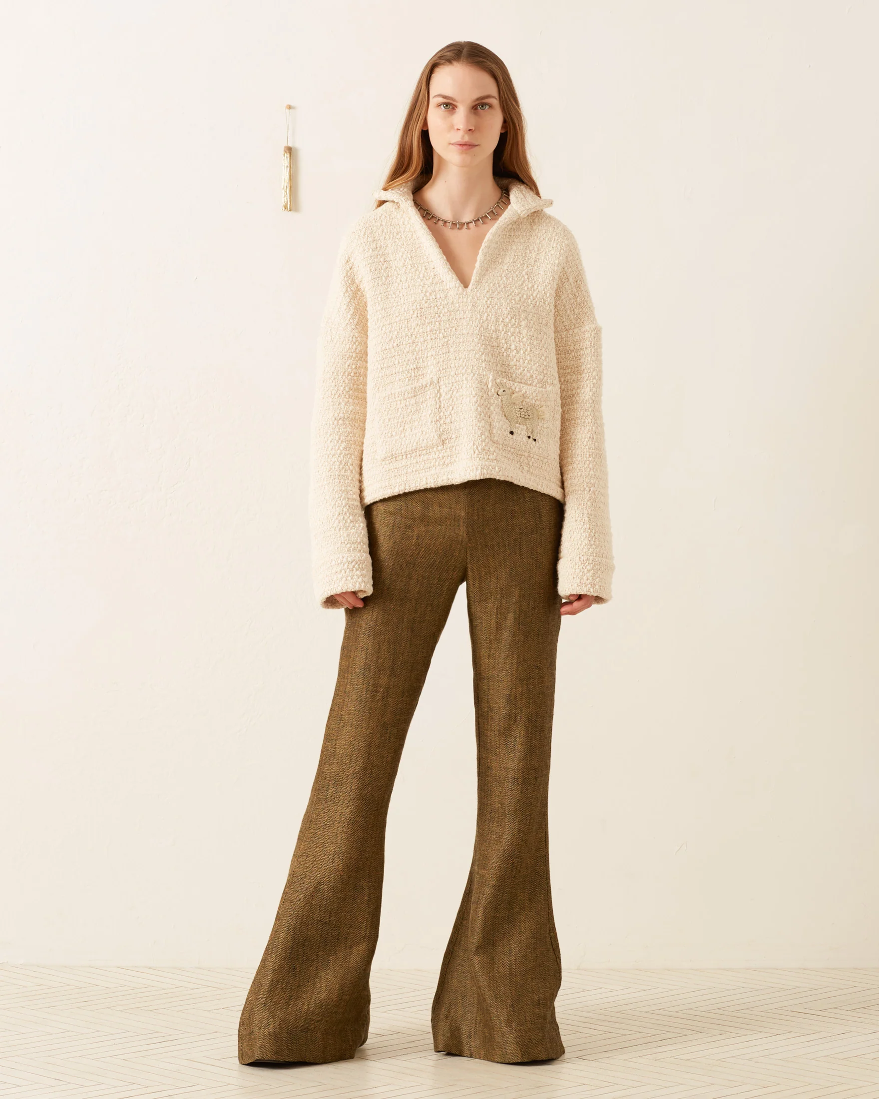 Allegra Pearl Boucle Top - Image 7