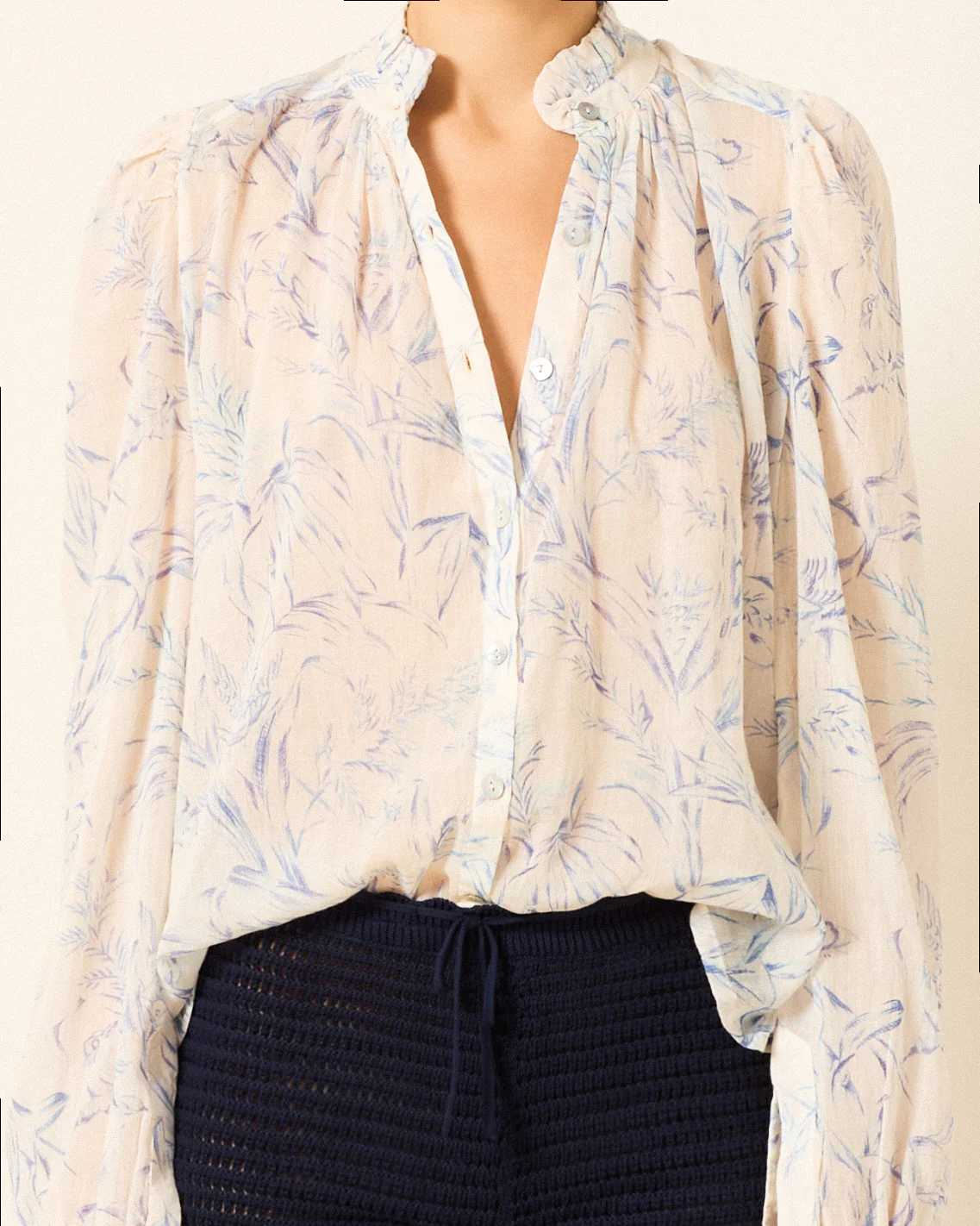 Annabel Avian Toile Shirt - Image 5