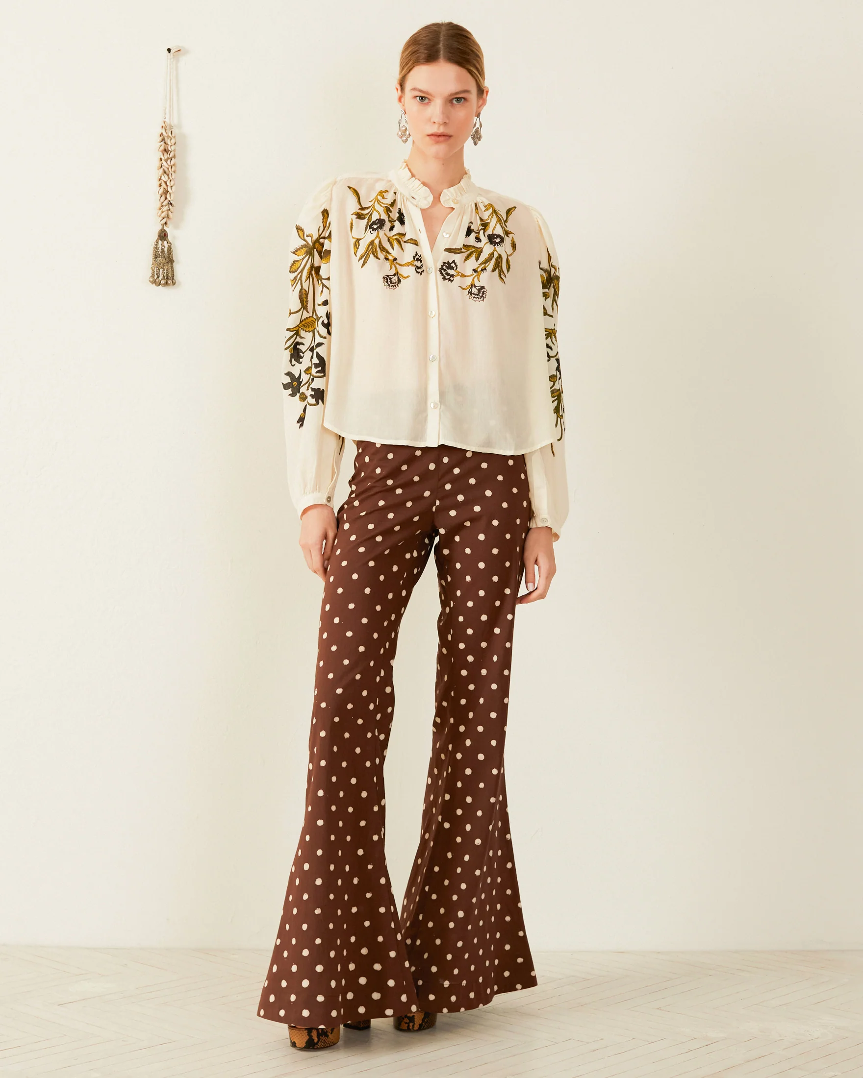 Annabel Olive Lily Valley Shirt - Image 7