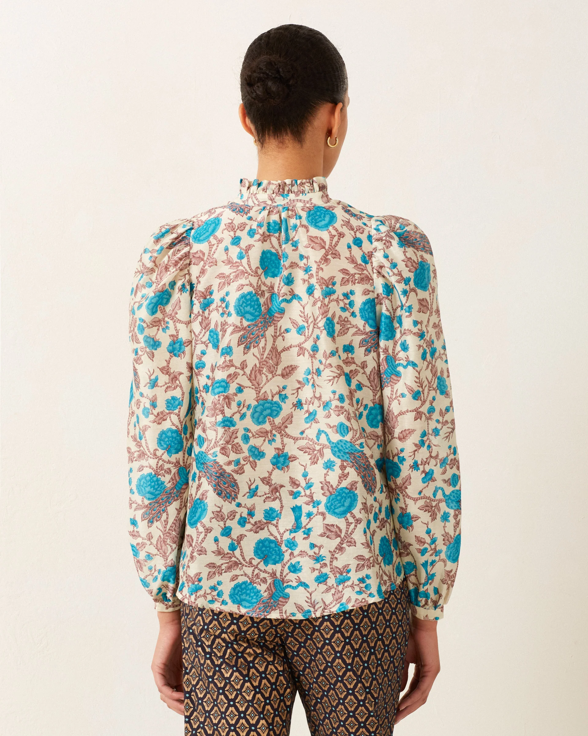 Annabel Peacock Plume Shirt - Image 4