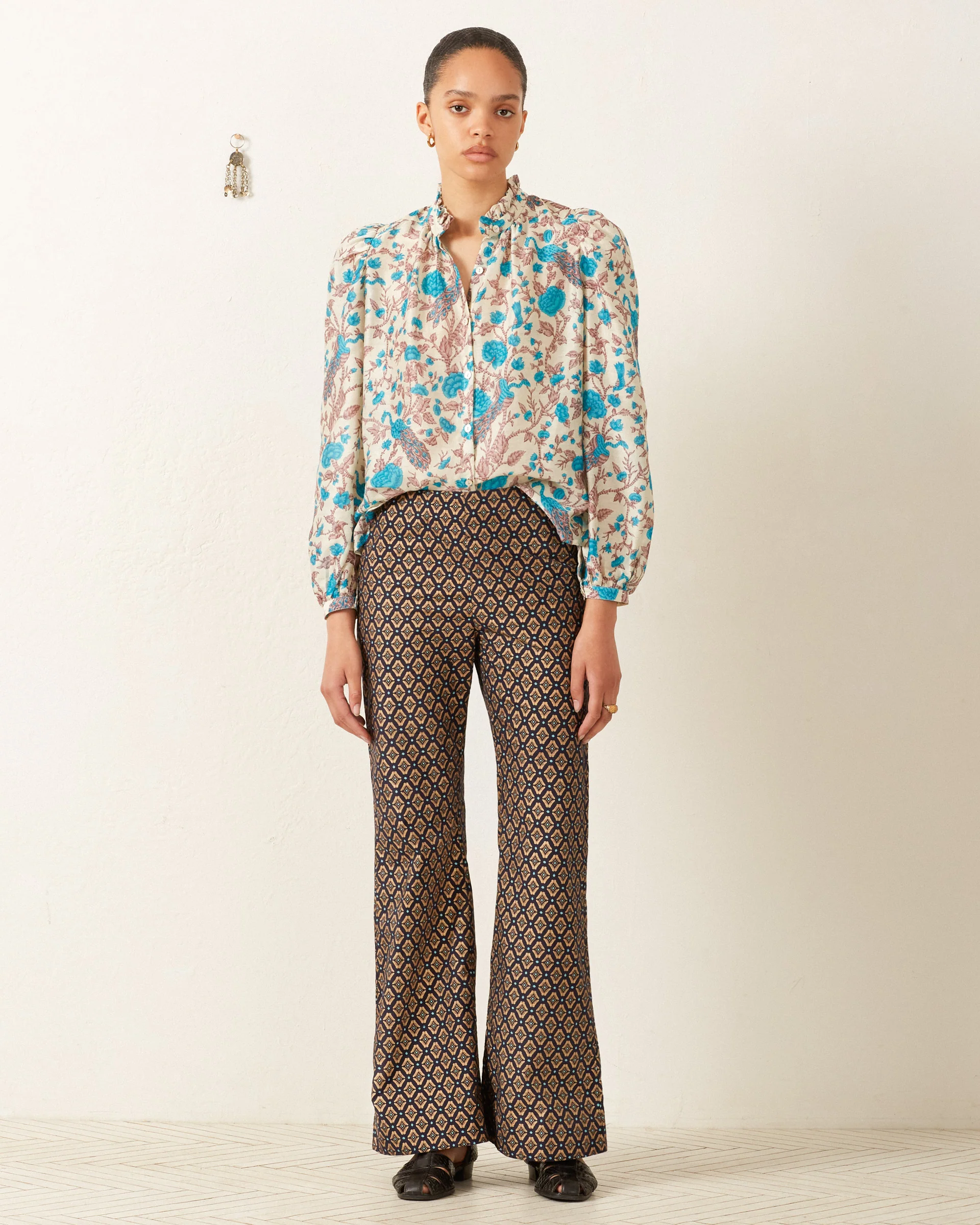 Annabel Peacock Plume Shirt - Image 5
