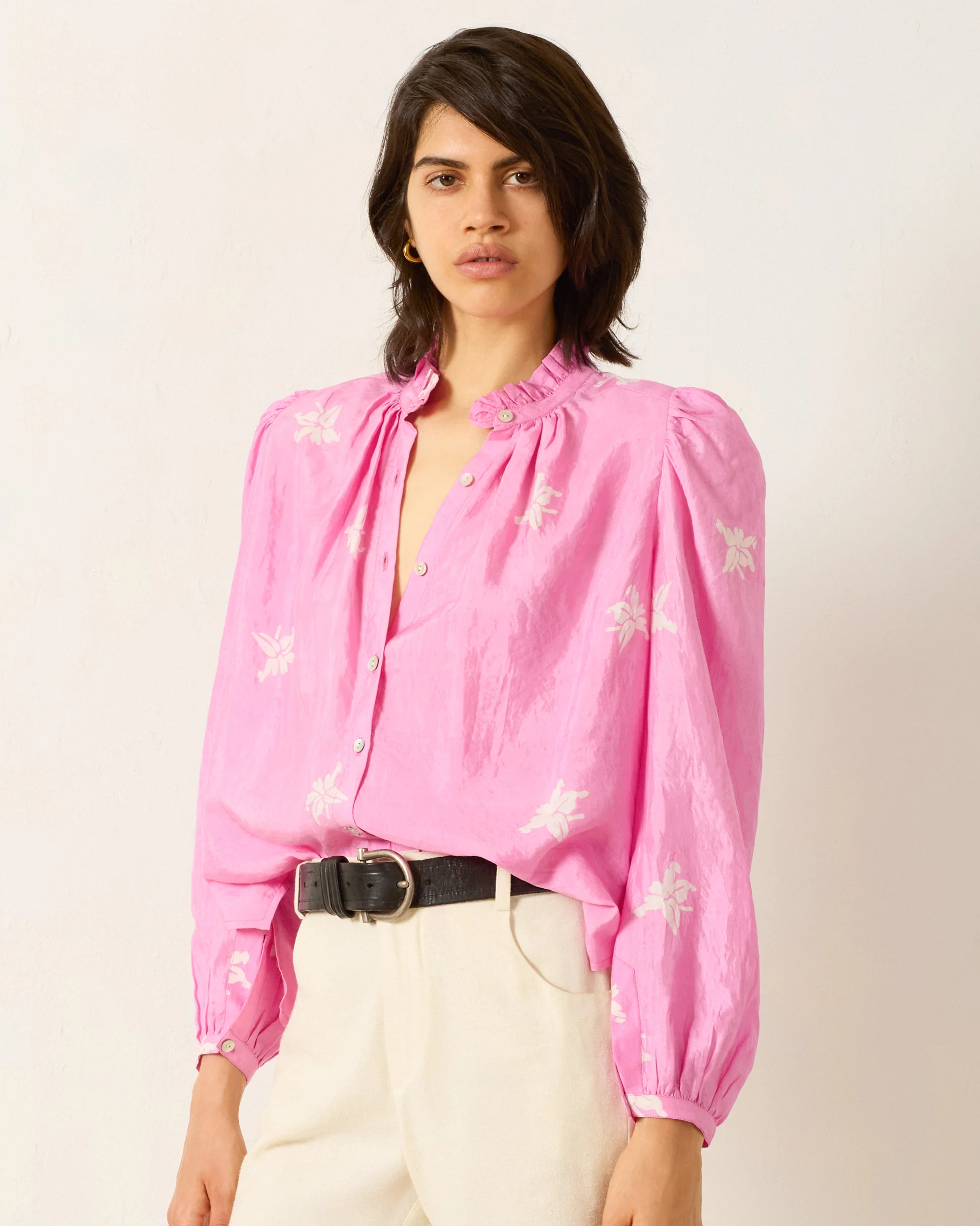 Annabel Pink Jasmine Shirt