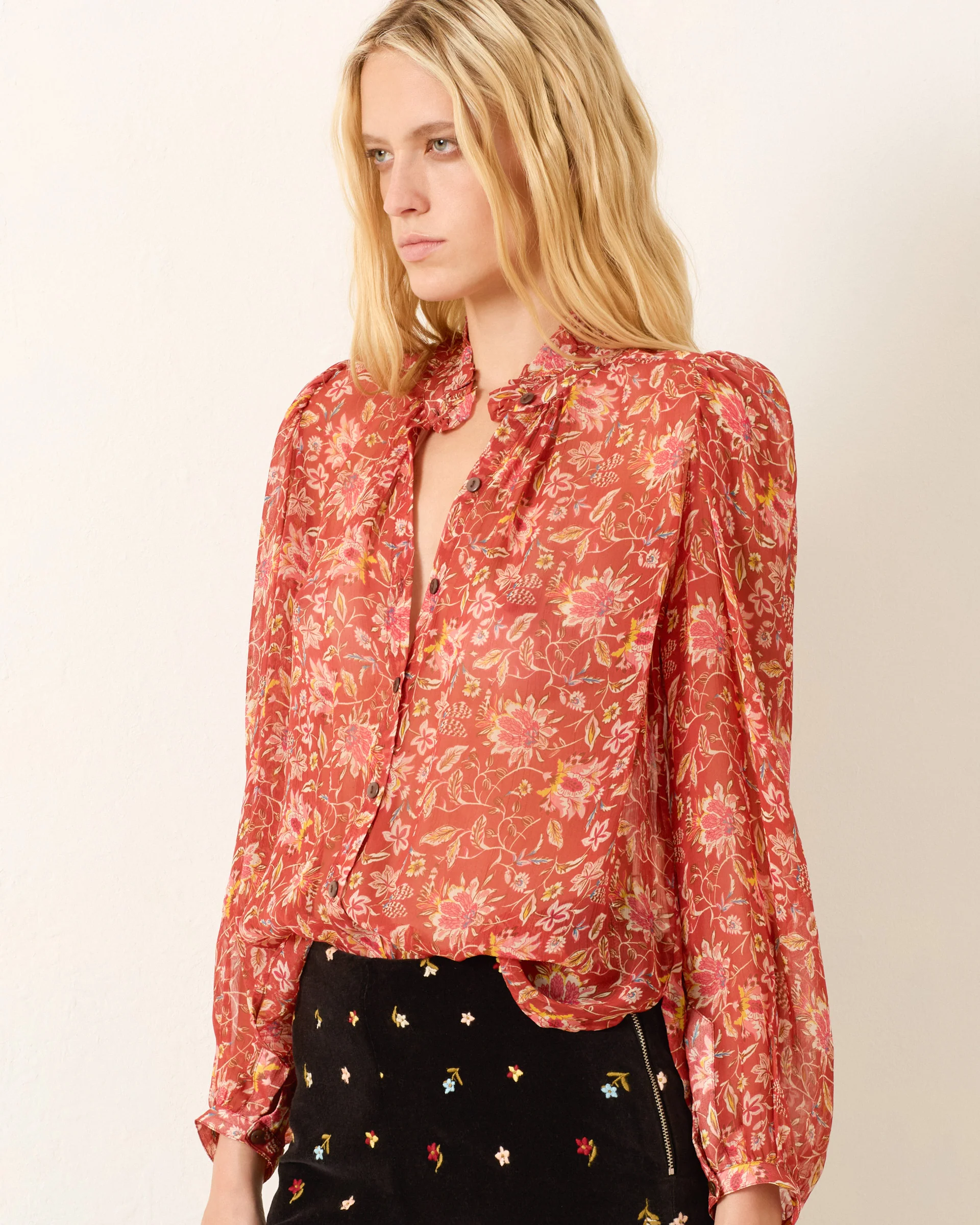 Annabel Sunset Ember Shirt - Image 3