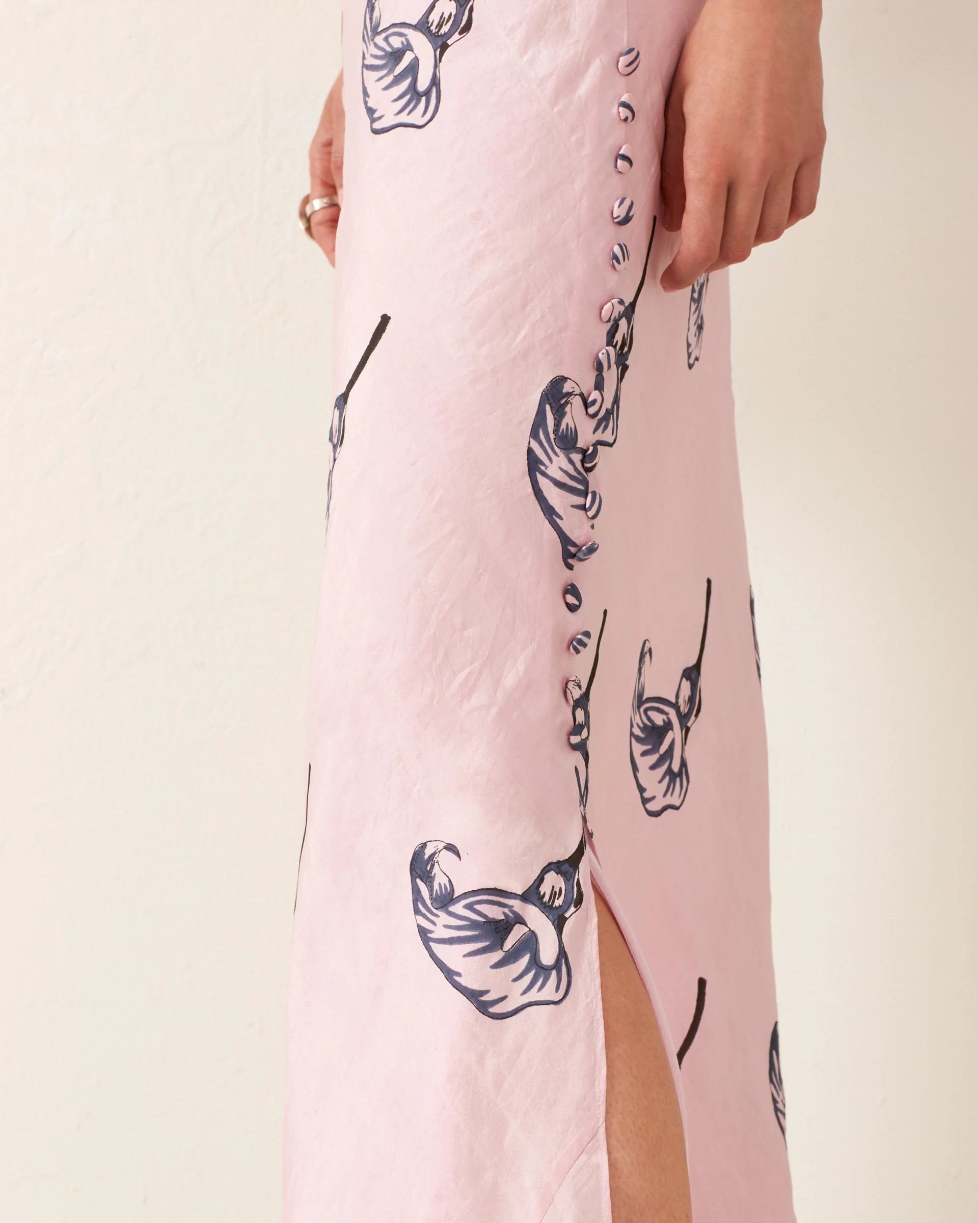 Athens Pink Calla Lily Dress - Image 5
