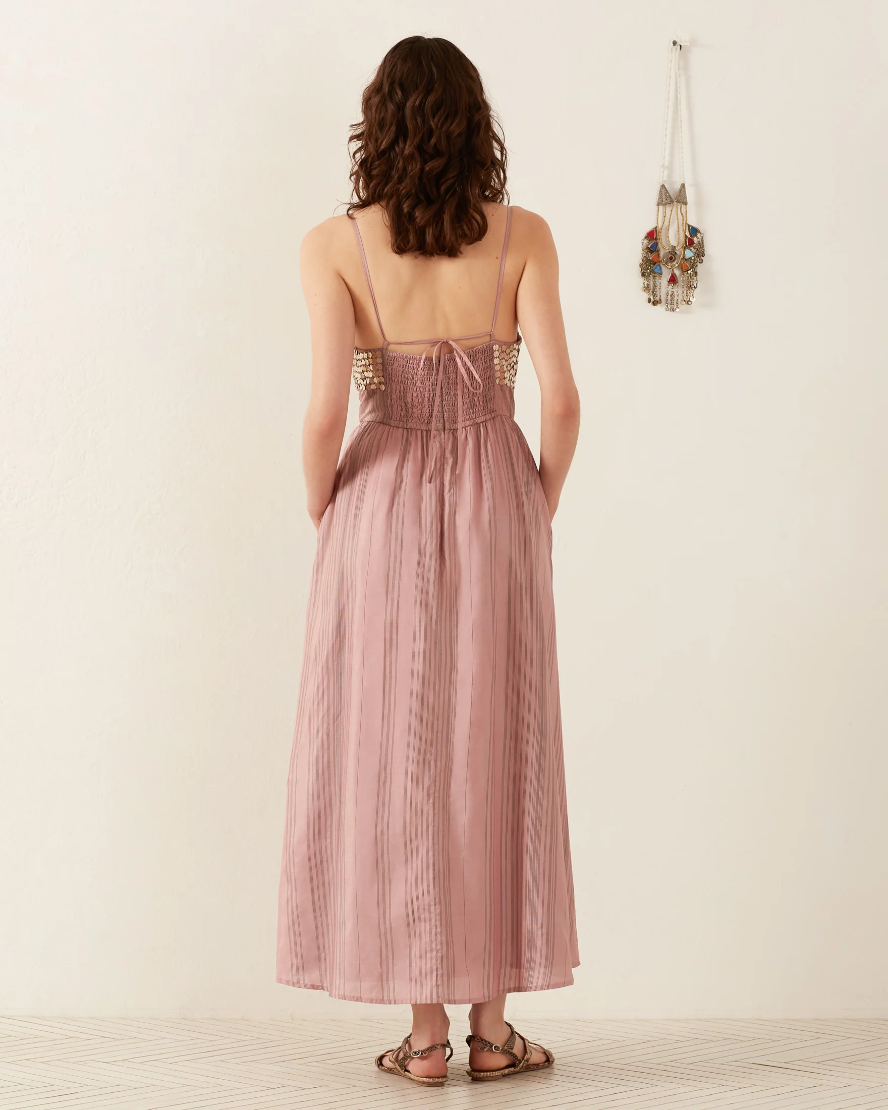 Autumn Petal Coin Dress - Image 5
