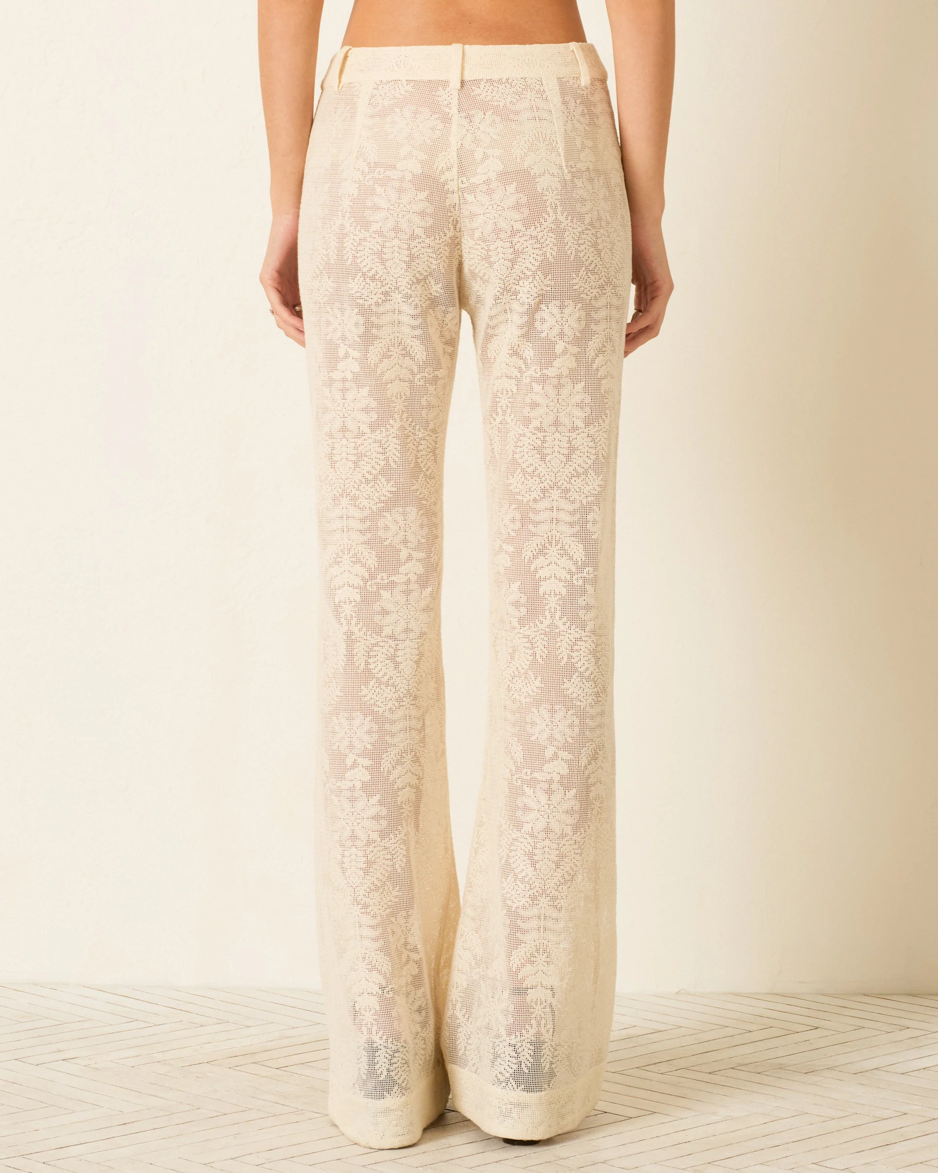 Bunny Pearl Lace Lattice Jean - Image 3