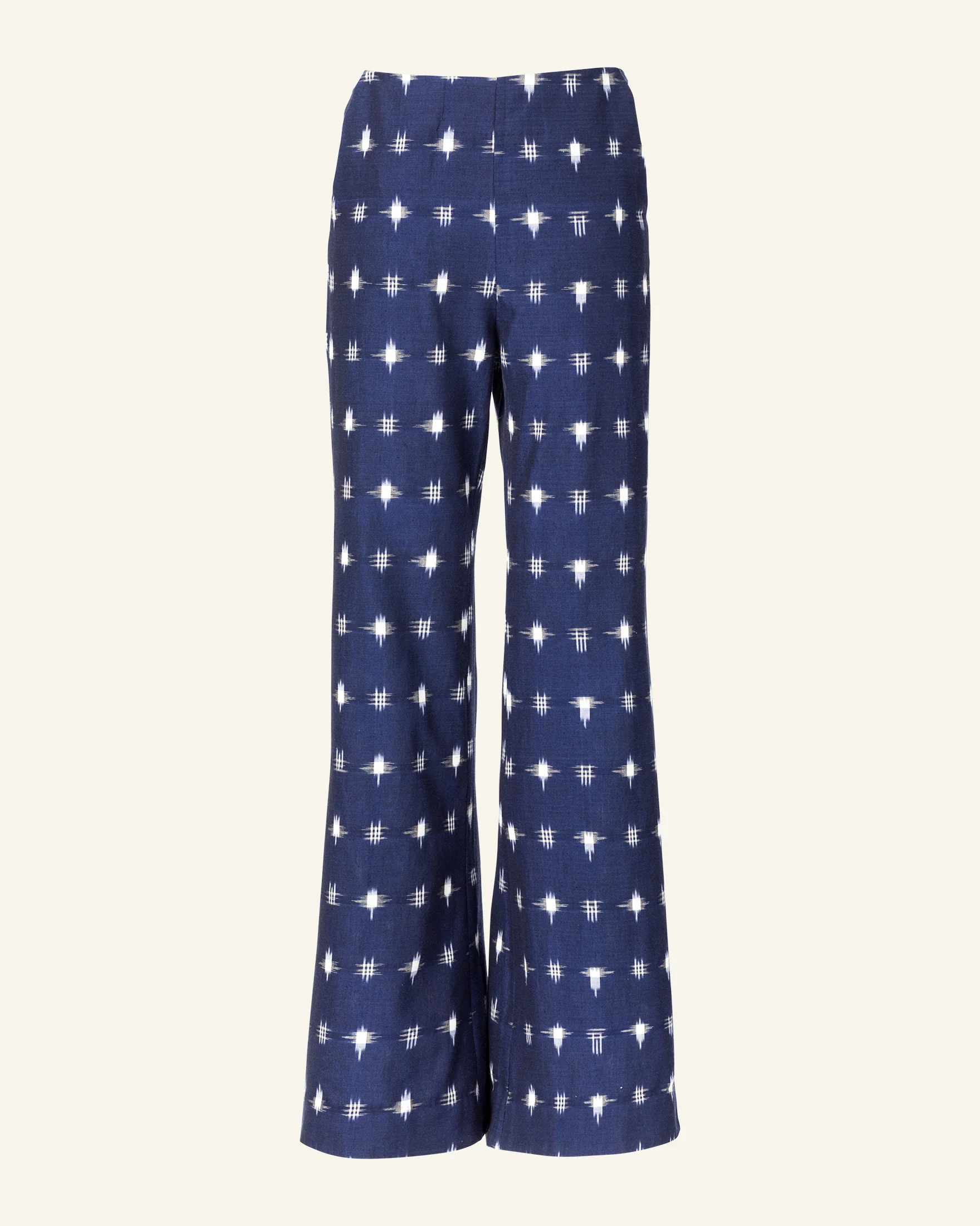 Charles Navy Ikat Spot Pant