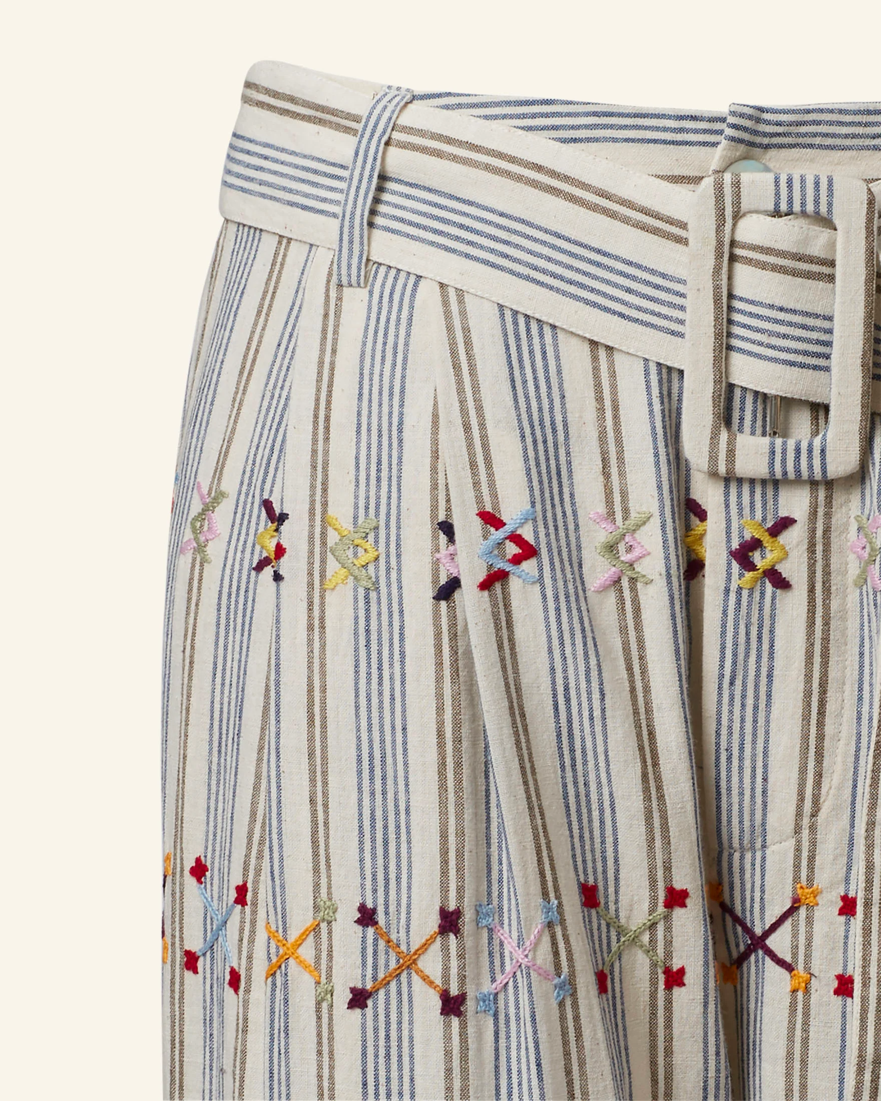 Colette Arrow Linen Pant - Image 4