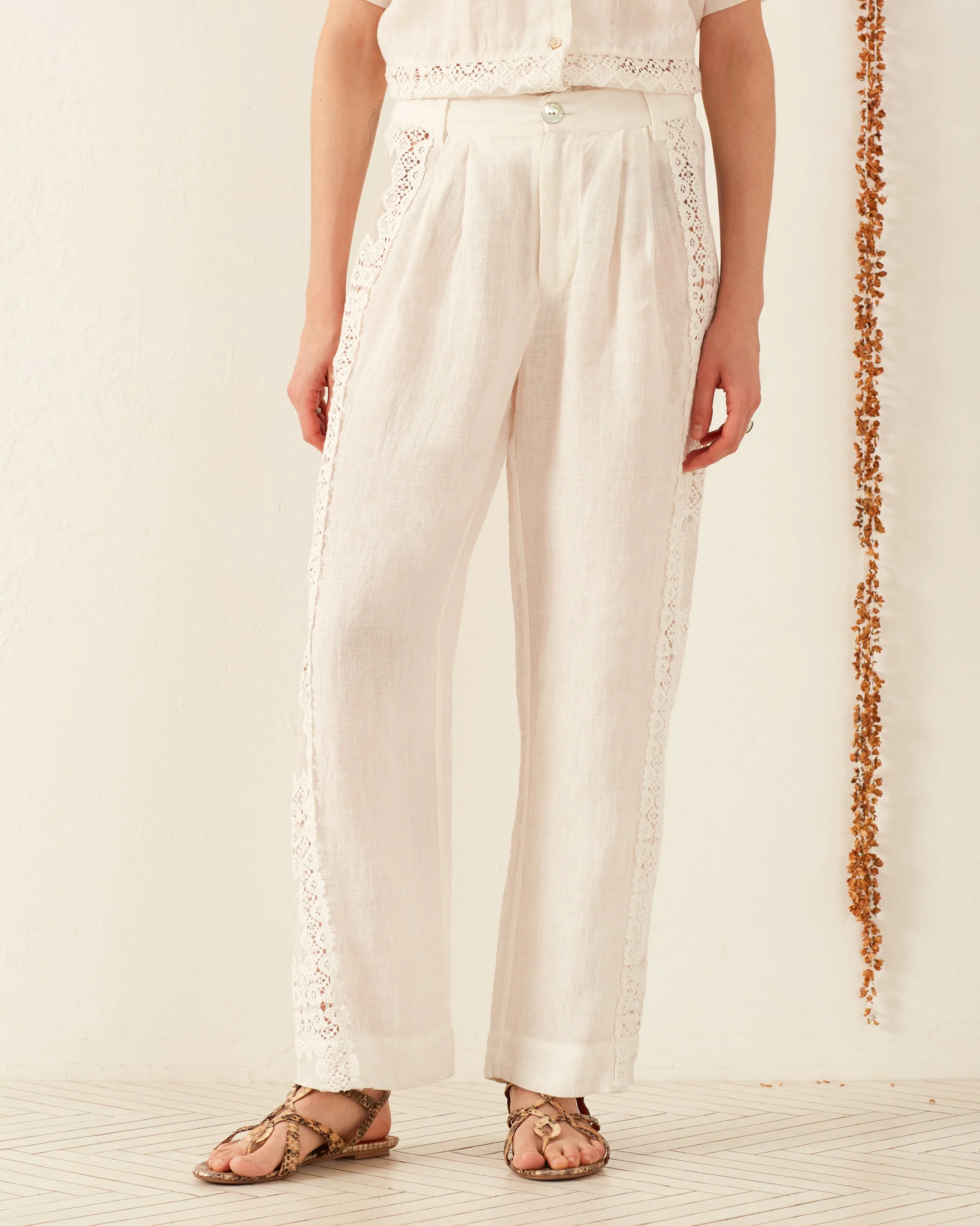 Colette Picnic Eyelet Pant - Image 3