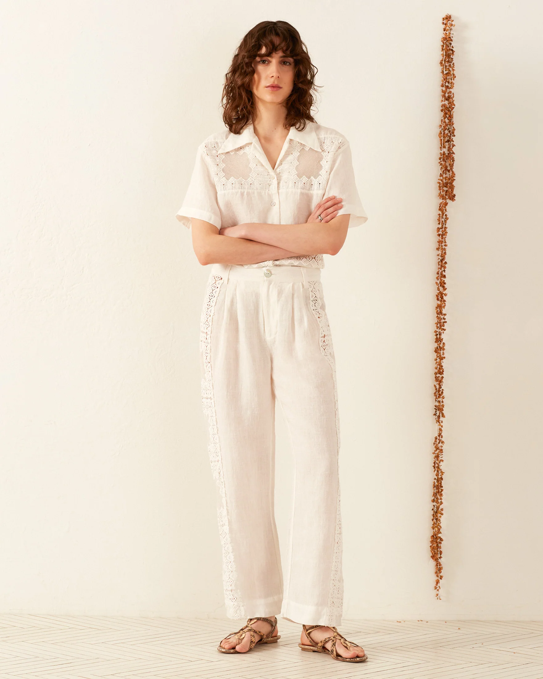Colette Picnic Eyelet Pant - Image 6