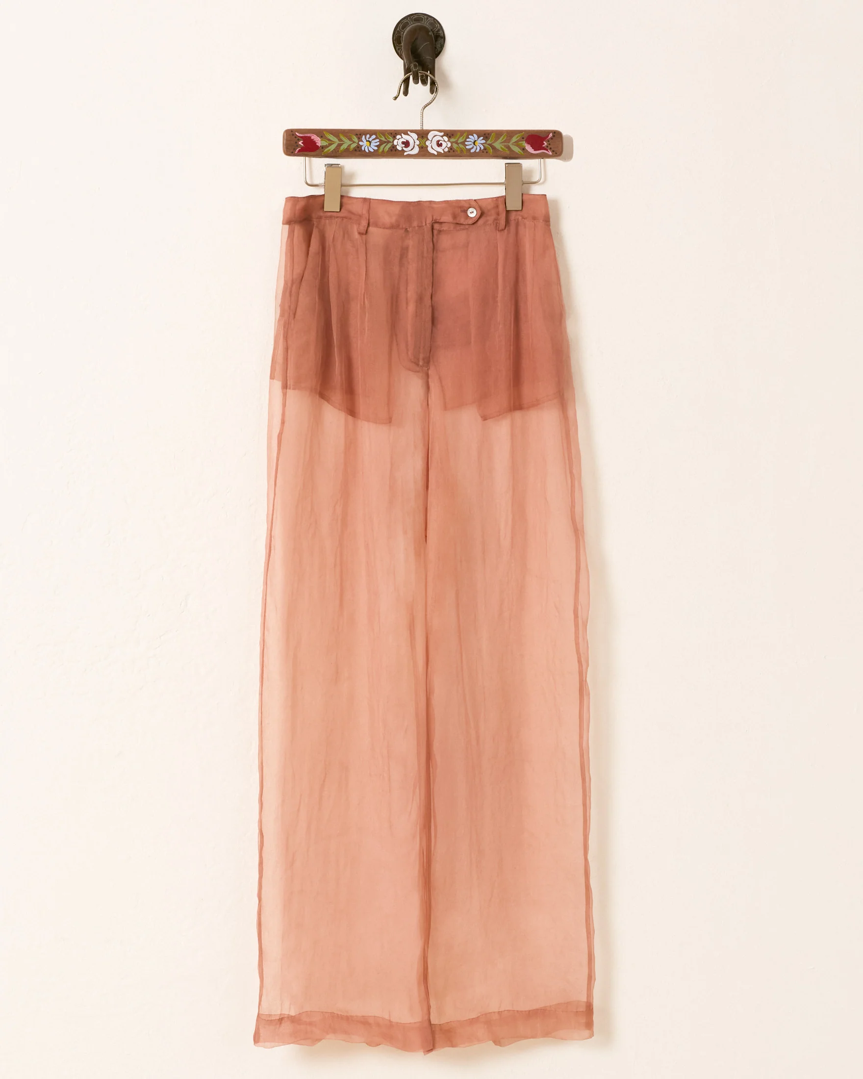 Diana Mocha Organza Pant - Image 4