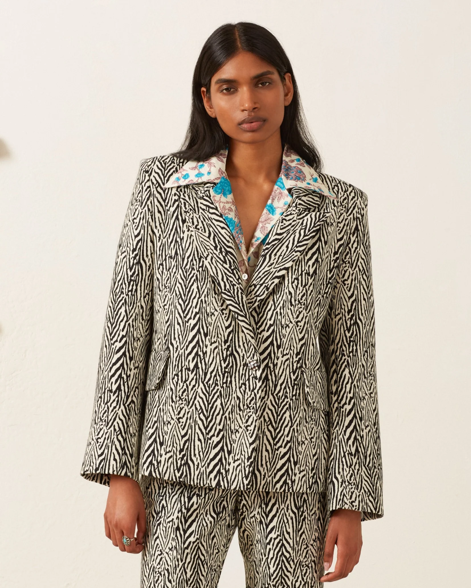 Dree Zebra Blazer