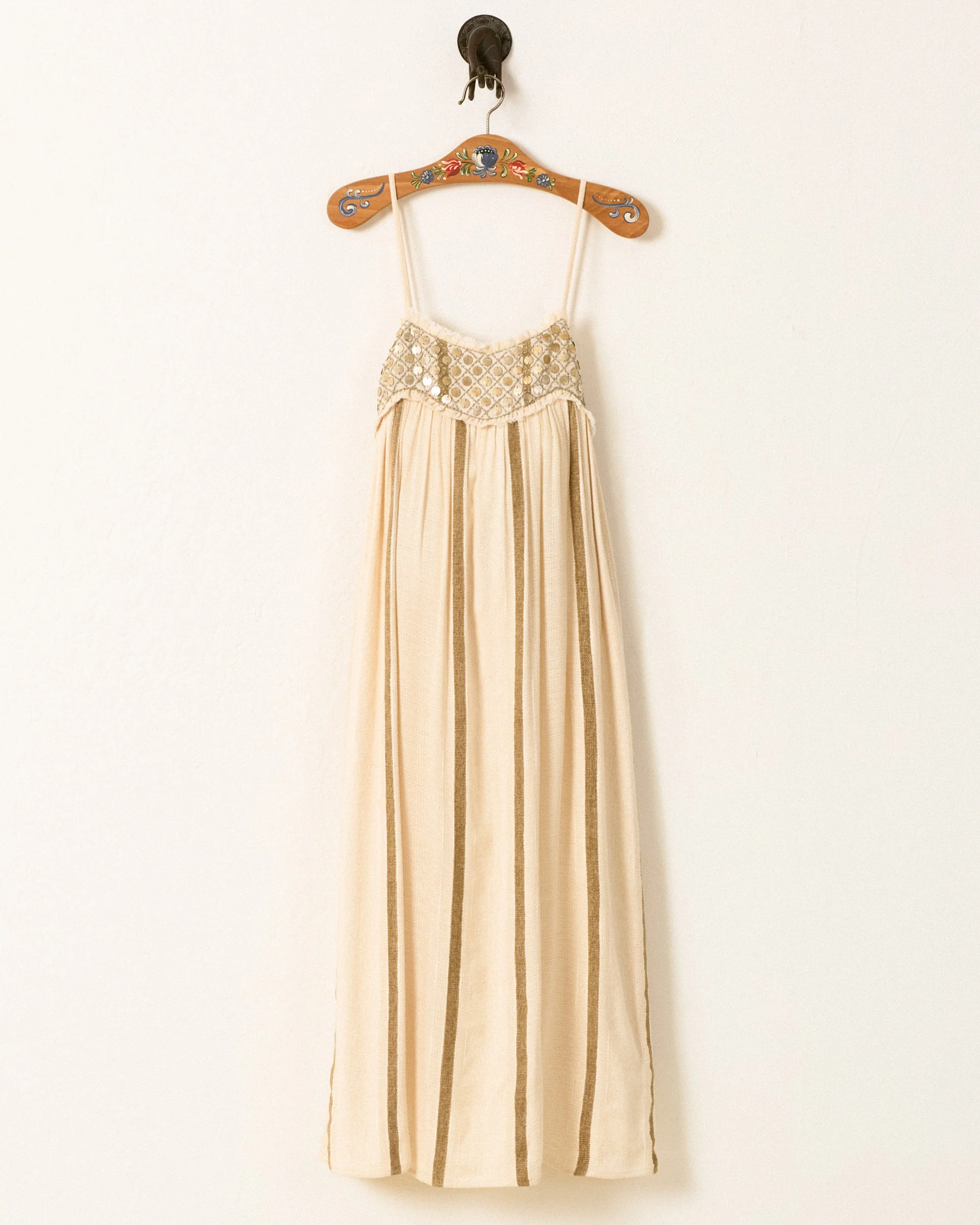 Eden White Sage Coin Dress - Image 6