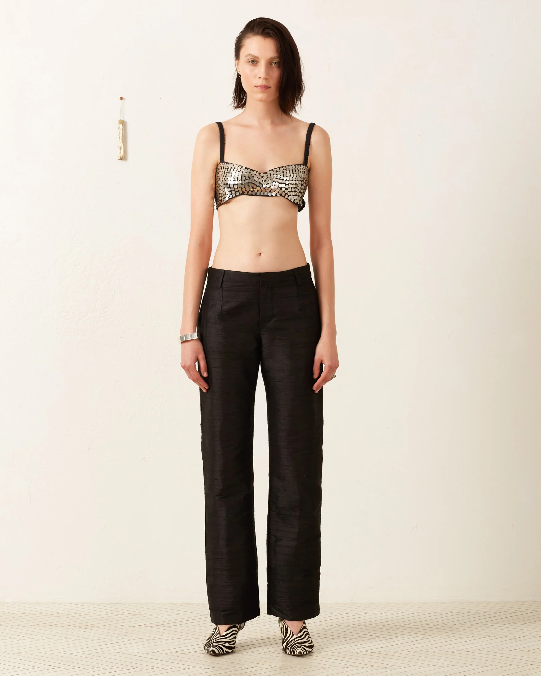 Elinor Blackjack Silk Pant - Image 2