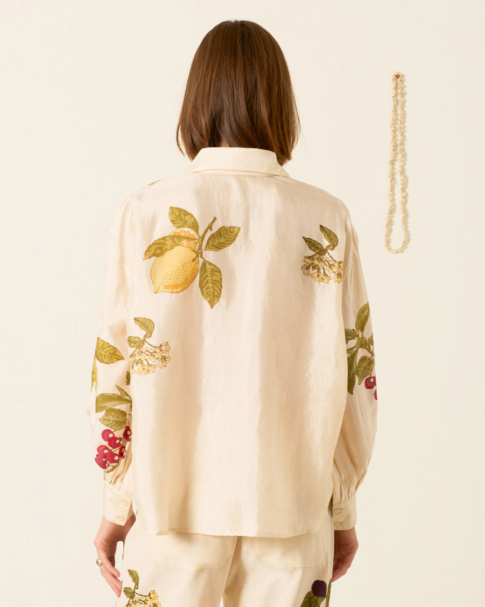 Emery Four Fruit Silk Shirt - Image 2