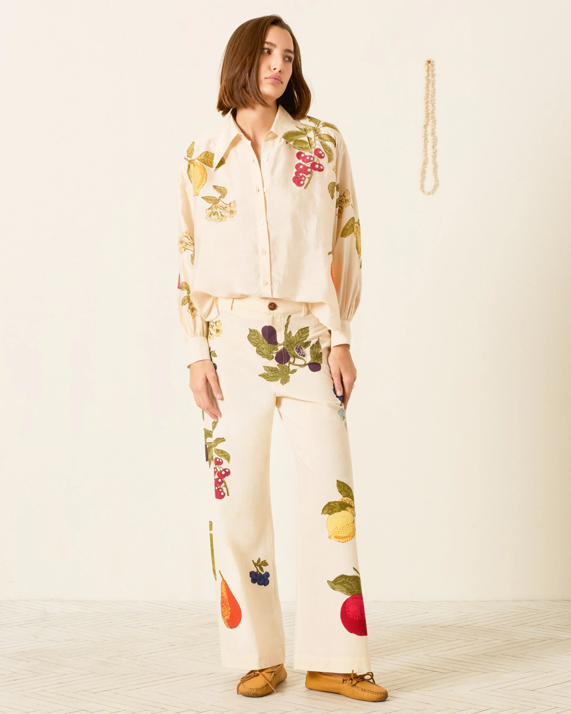 Emery Four Fruit Silk Shirt - Image 3