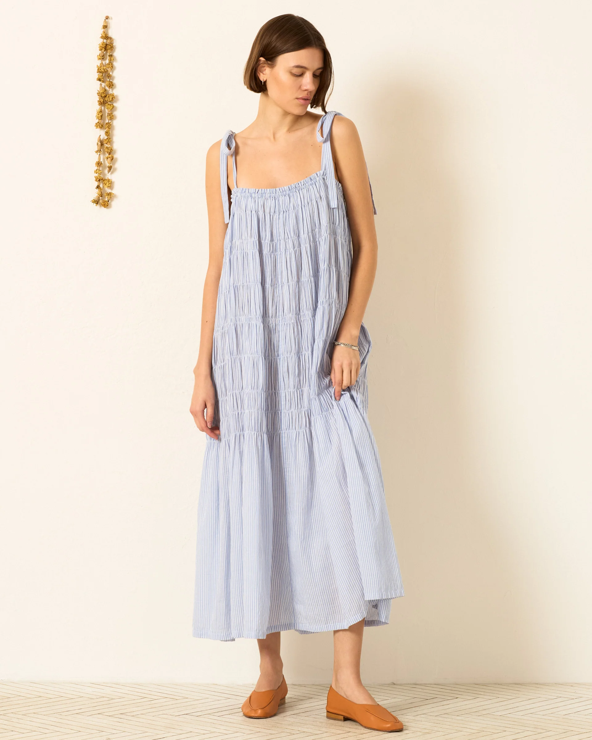 Emrys Sky Stripe Dress