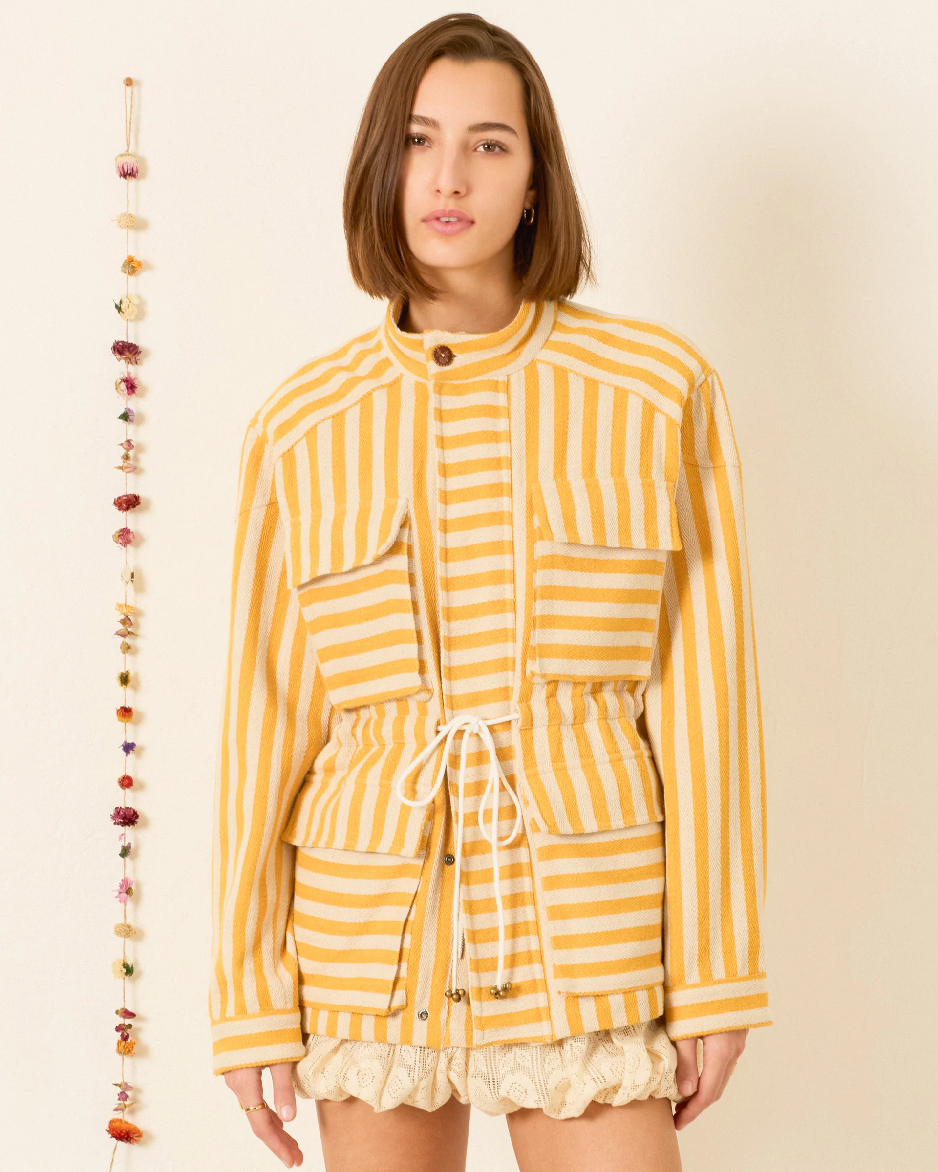 Evelyn Sunlight Stripe Jacket