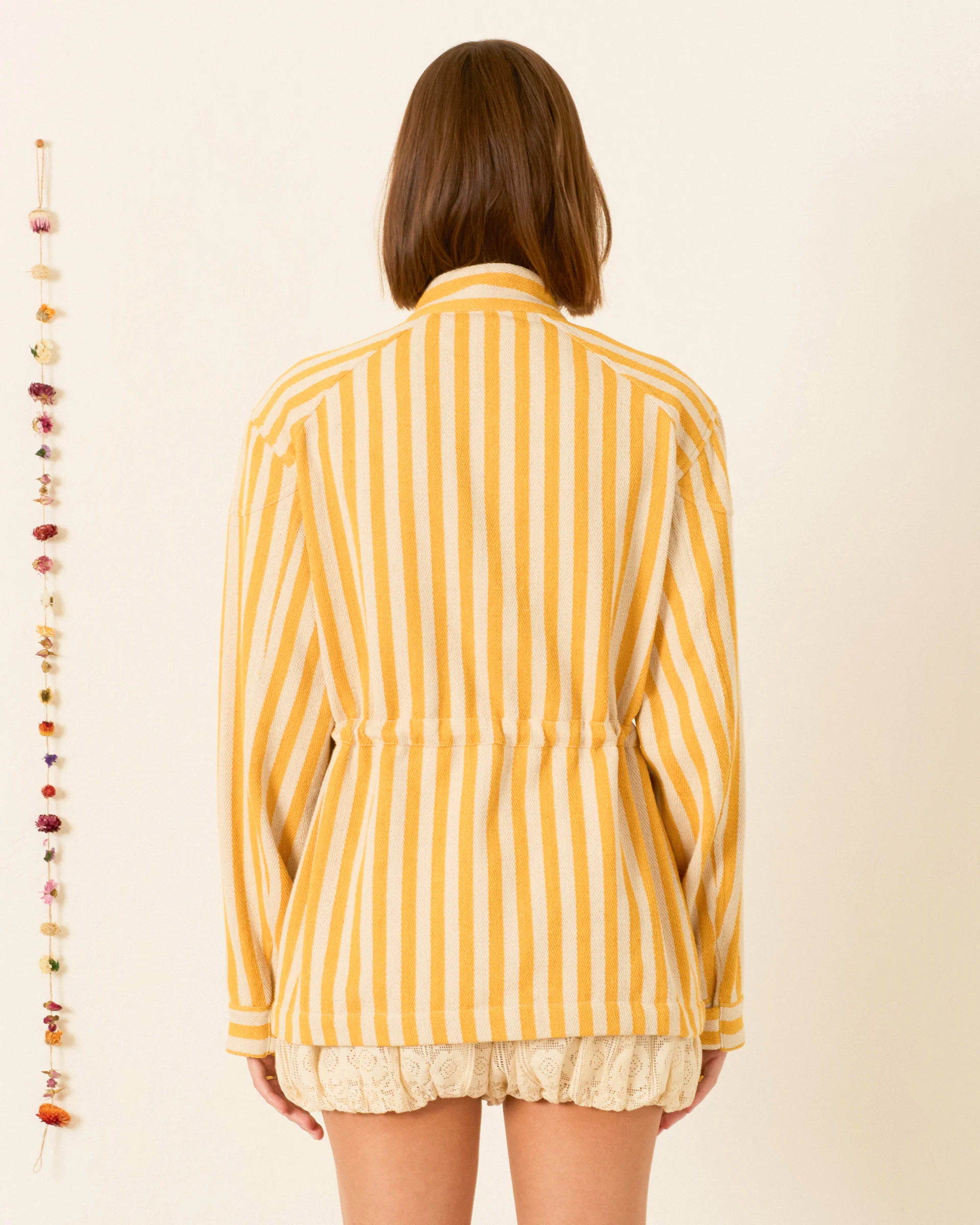 Evelyn Sunlight Stripe Jacket - Image 4