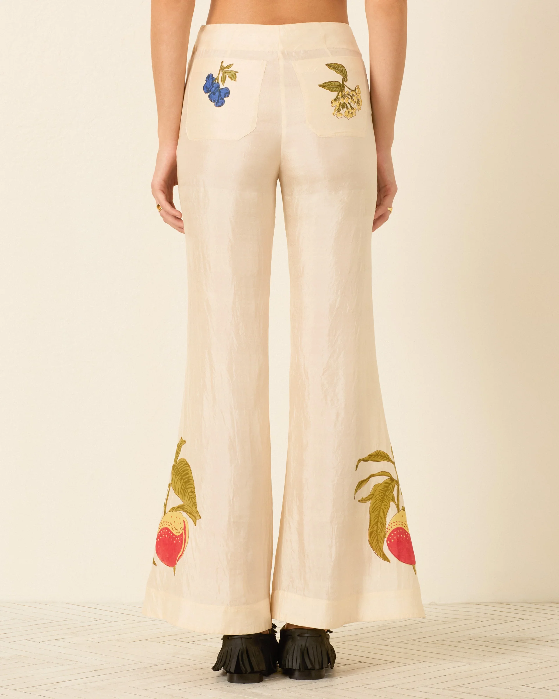 Farah Four Fruit Silk Pant - Image 2