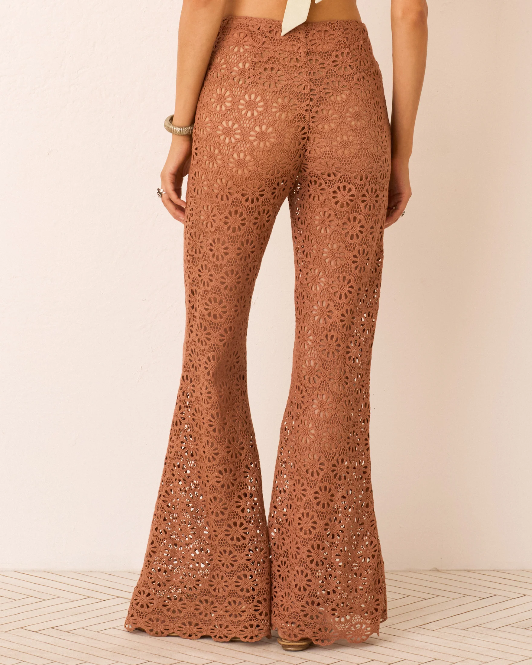 Farah Mocha Daisy Pant - Image 3