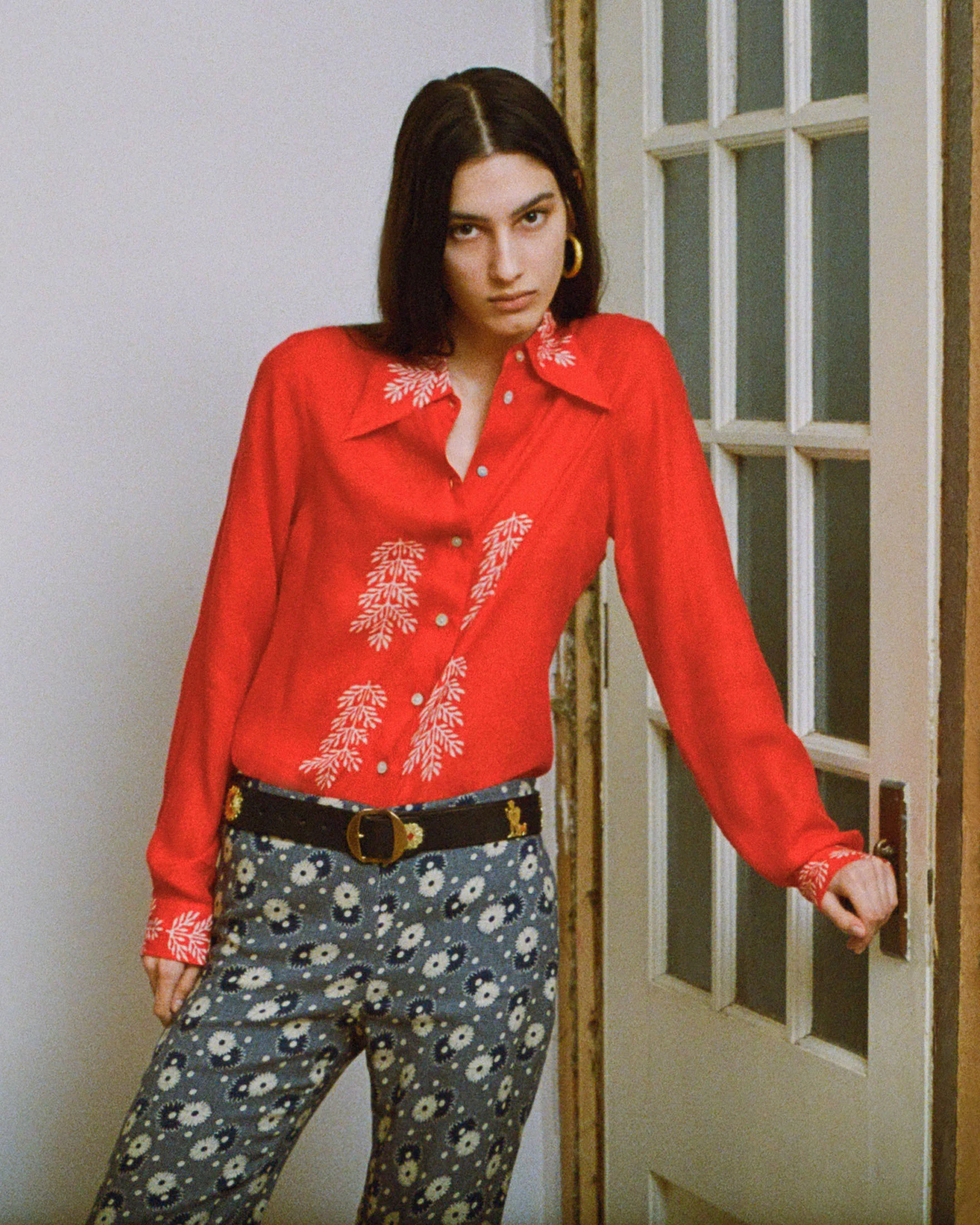 Farah Navy Daisy Pant - Image 2