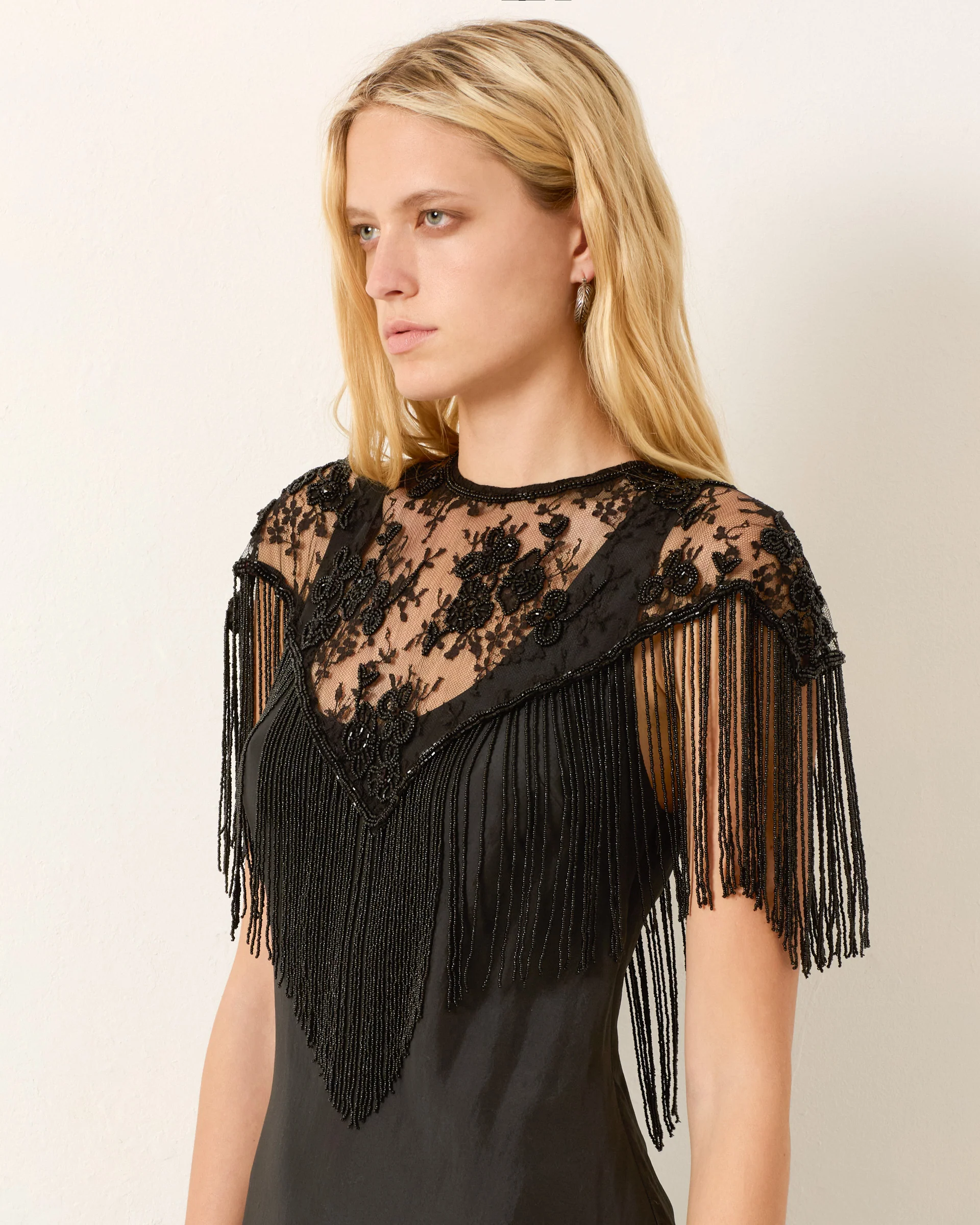 Flou Night Ride Lace Capelet - Image 5