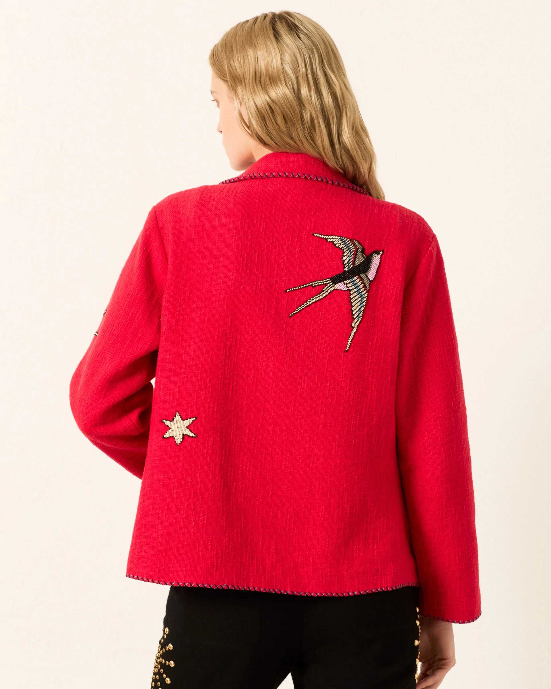Francis Crimson Tattoo Jacket - Image 5