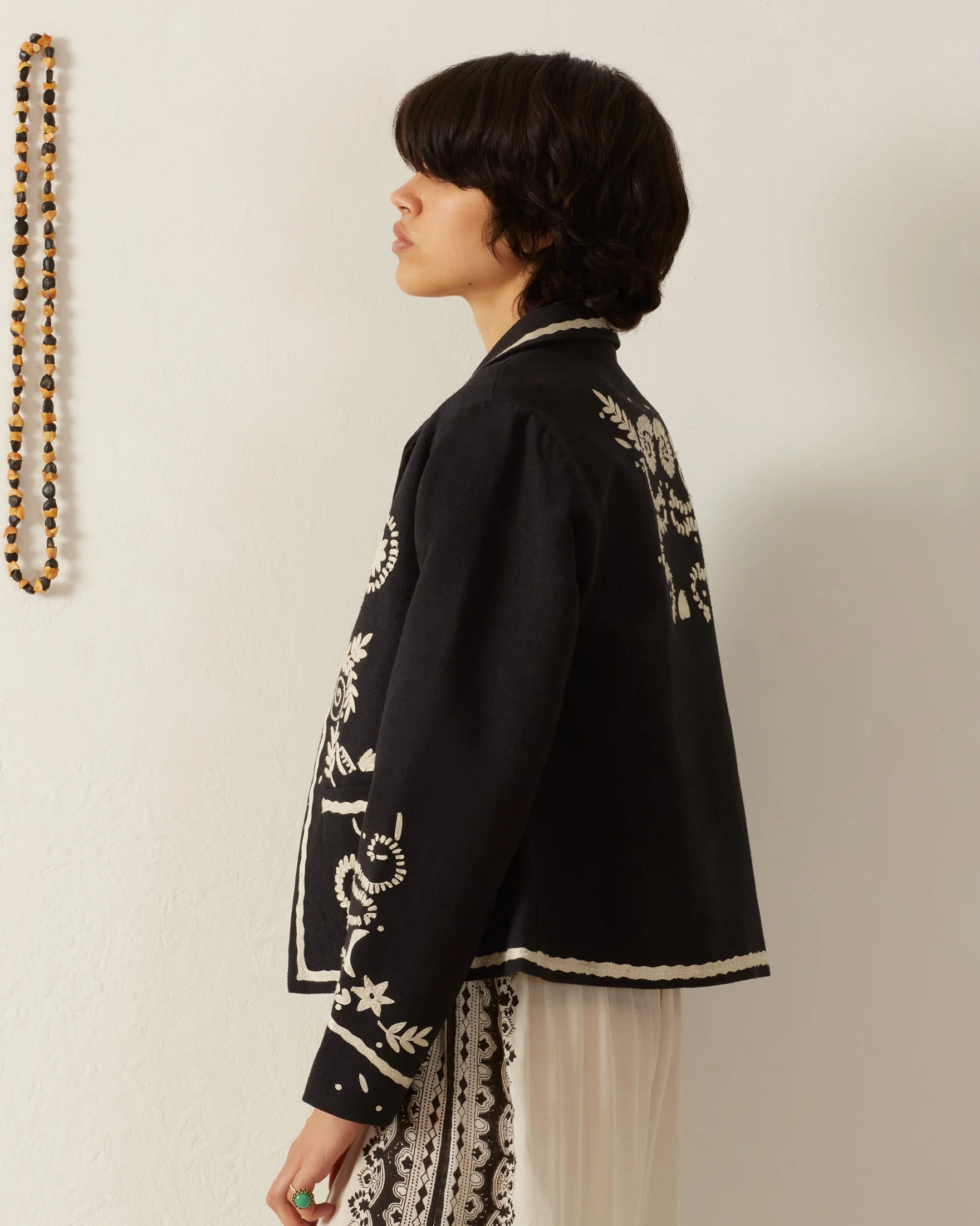 Francis Onyx Snail and Snake Jacket - Image 3