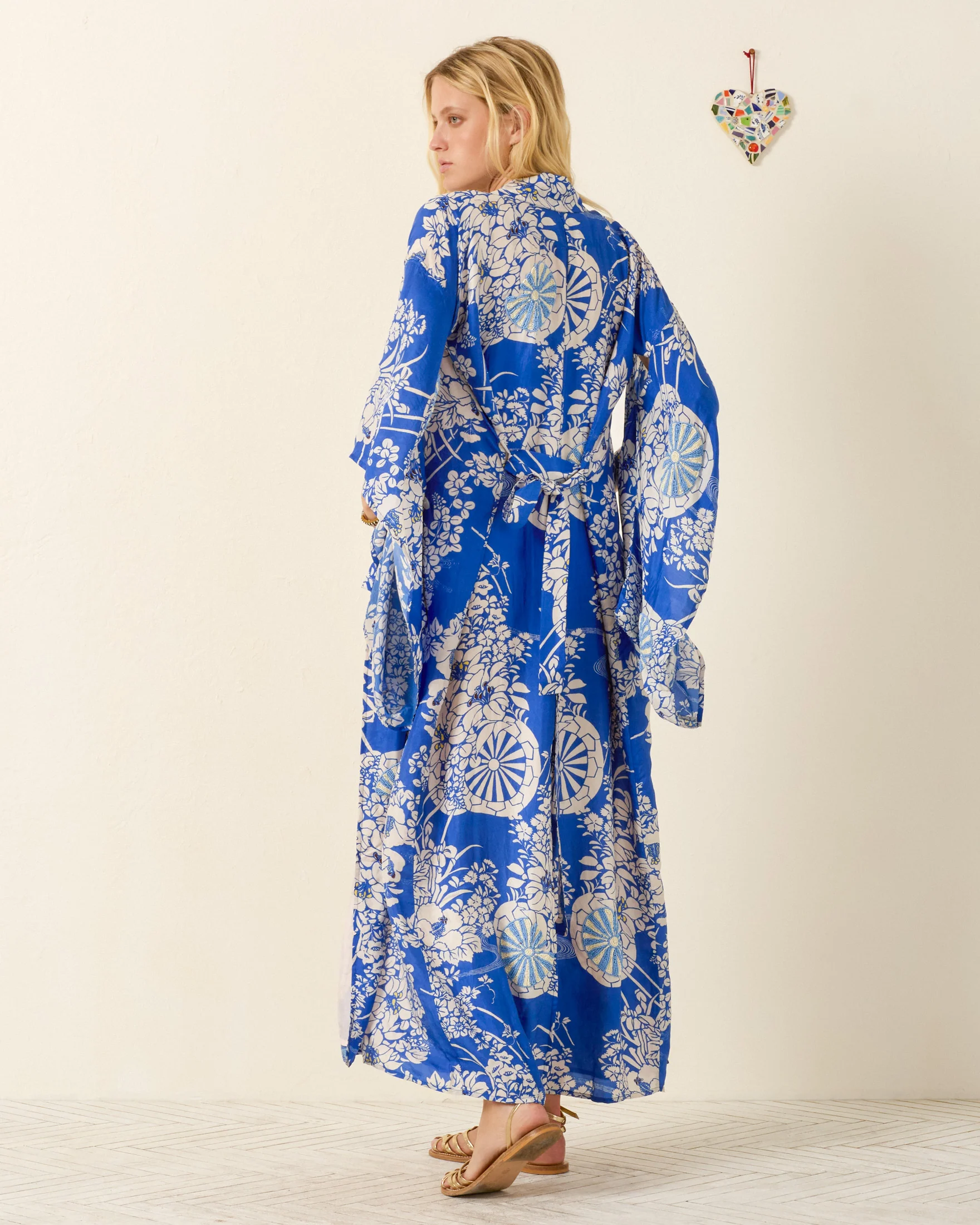 Grace Royal Spoke Kimono Dress - Image 3