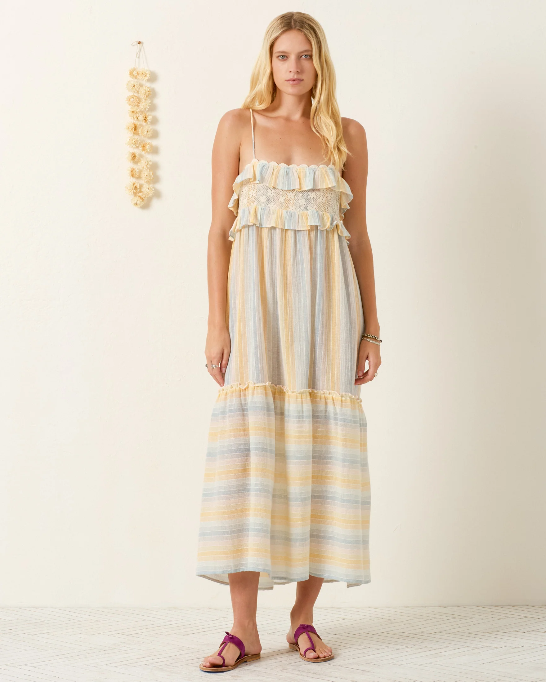 Ida Sunwash Stripe Dress