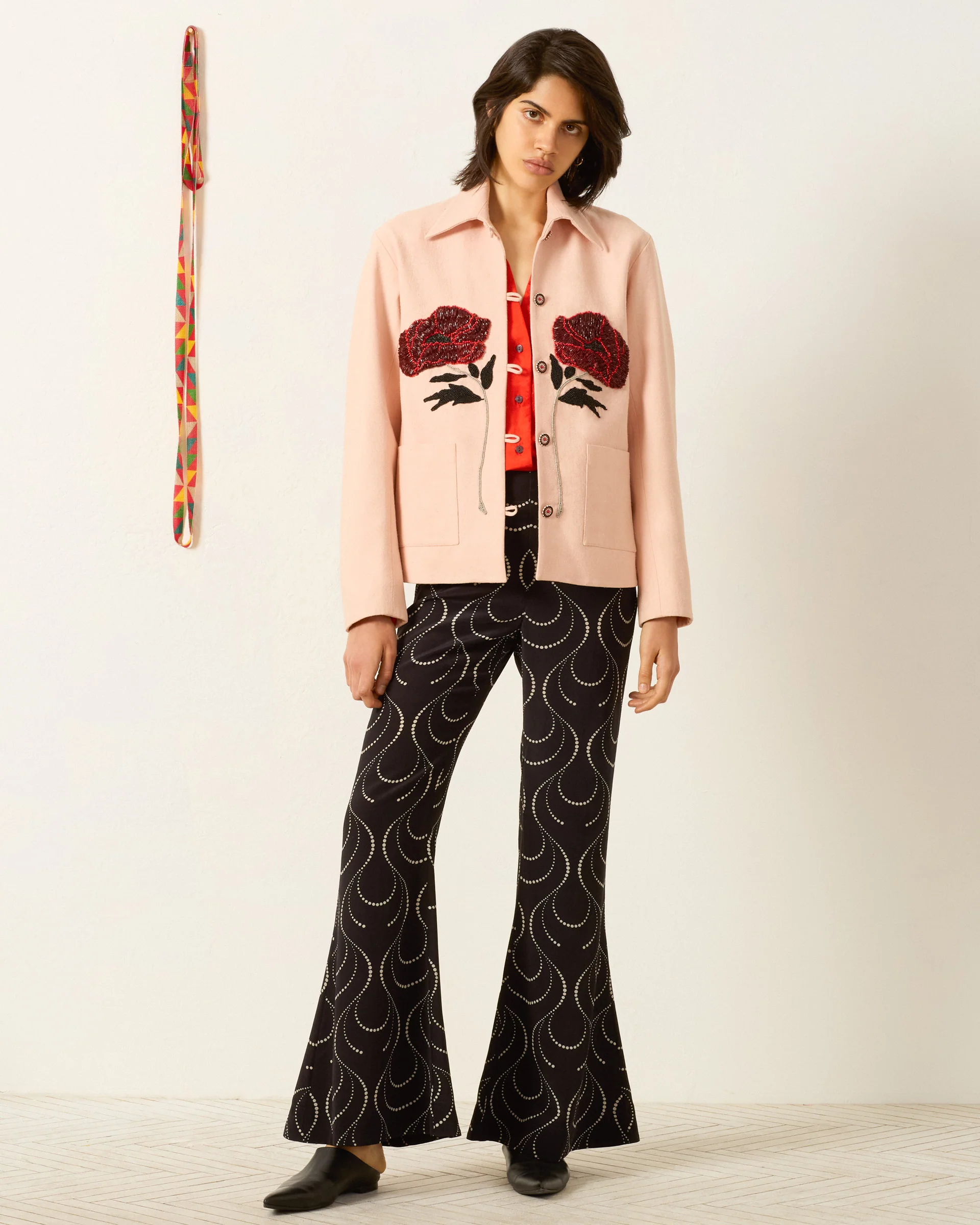 Jude Ruby Poppy Jacket - Image 3