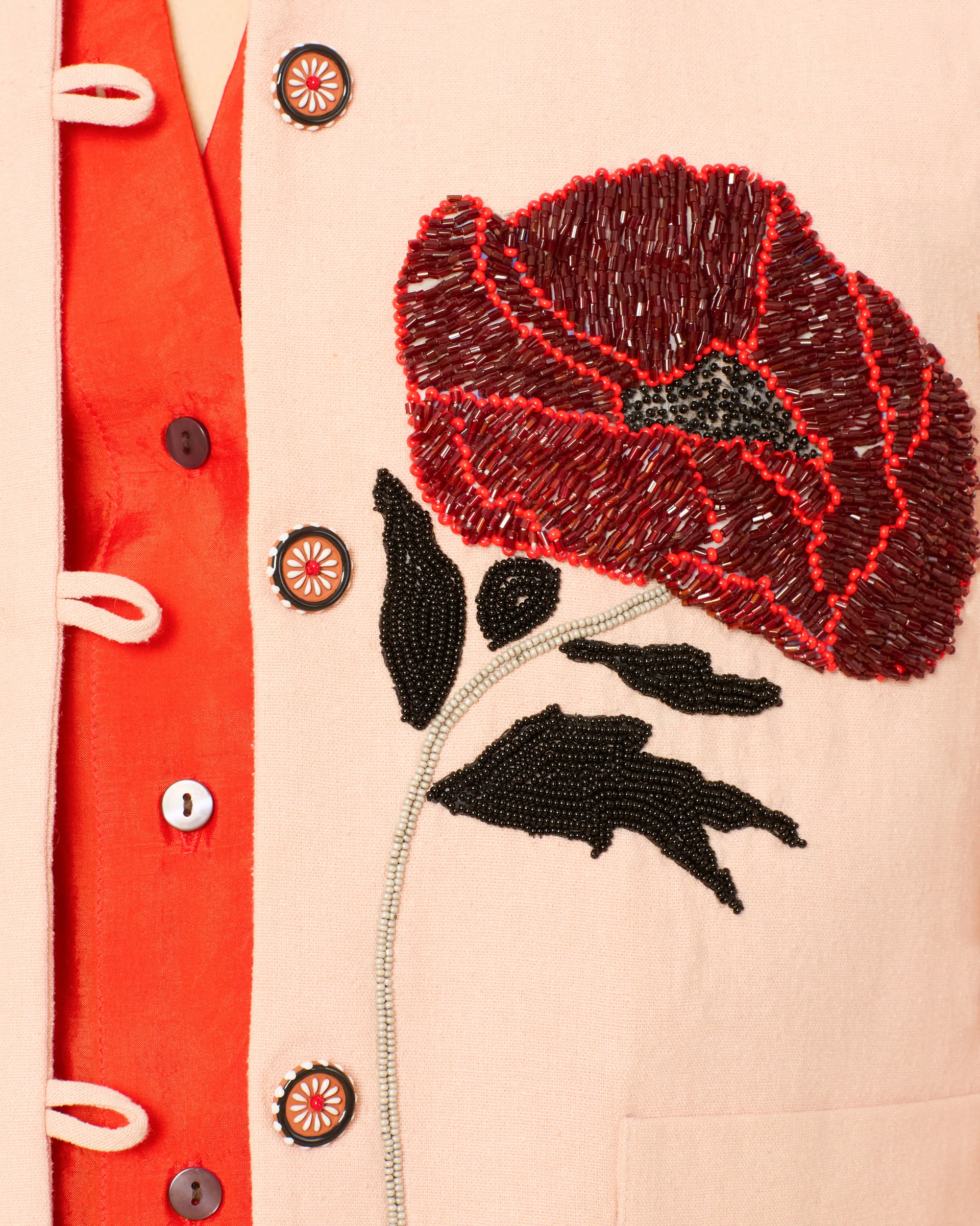 Jude Ruby Poppy Jacket - Image 5