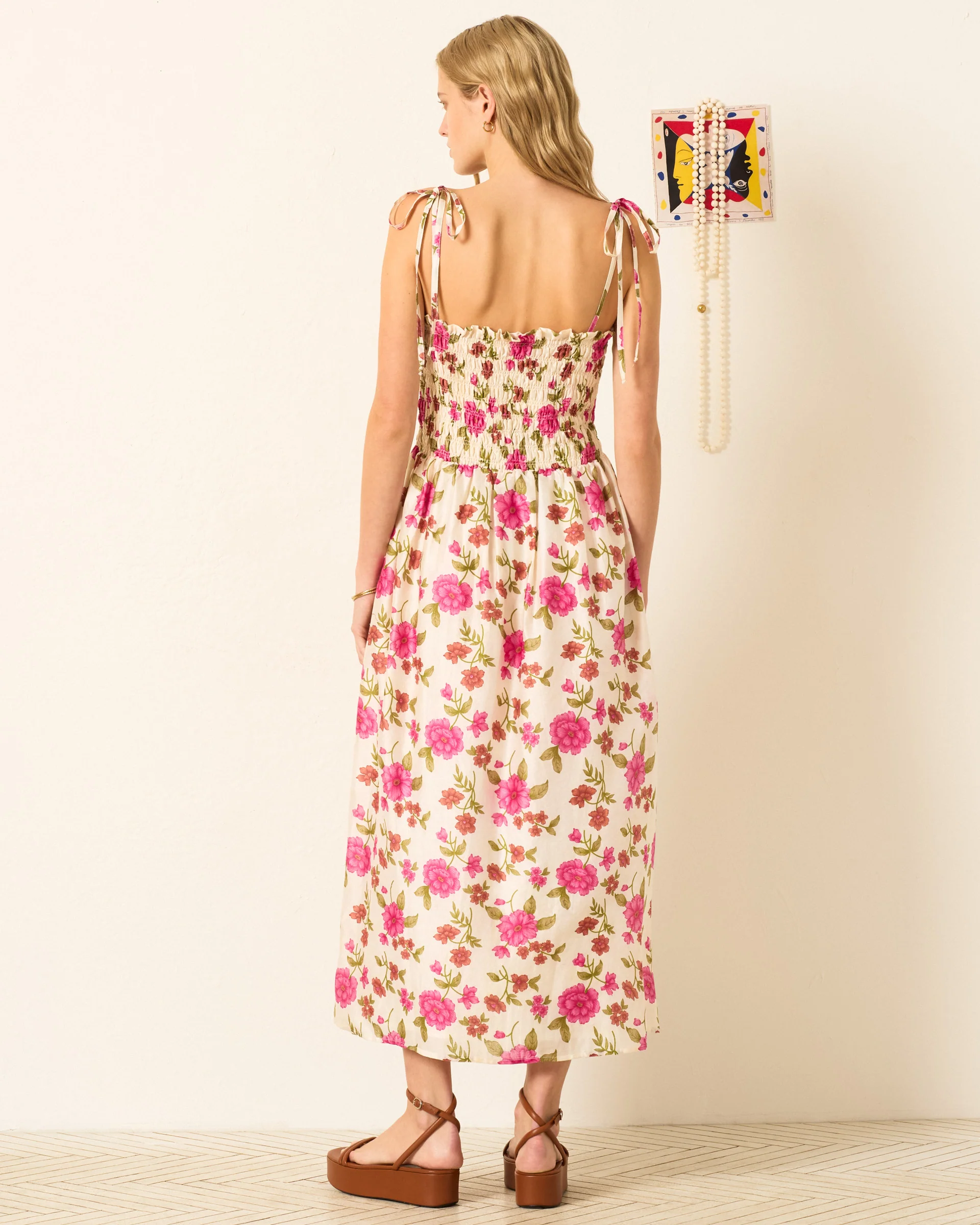 Kaia Pink Camellia Dress - Image 4