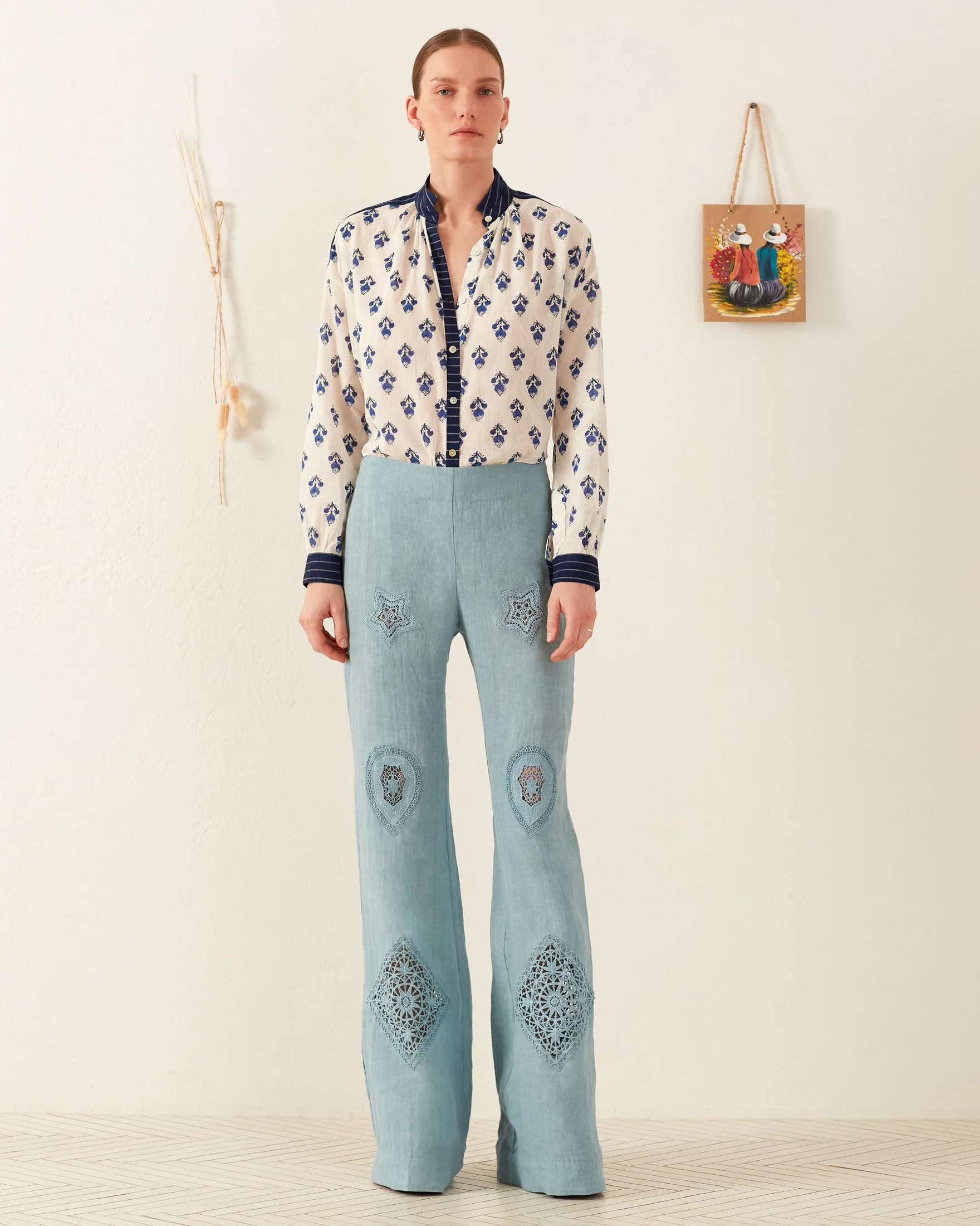 Kiki Indigo Bhutti Shirt - Image 5