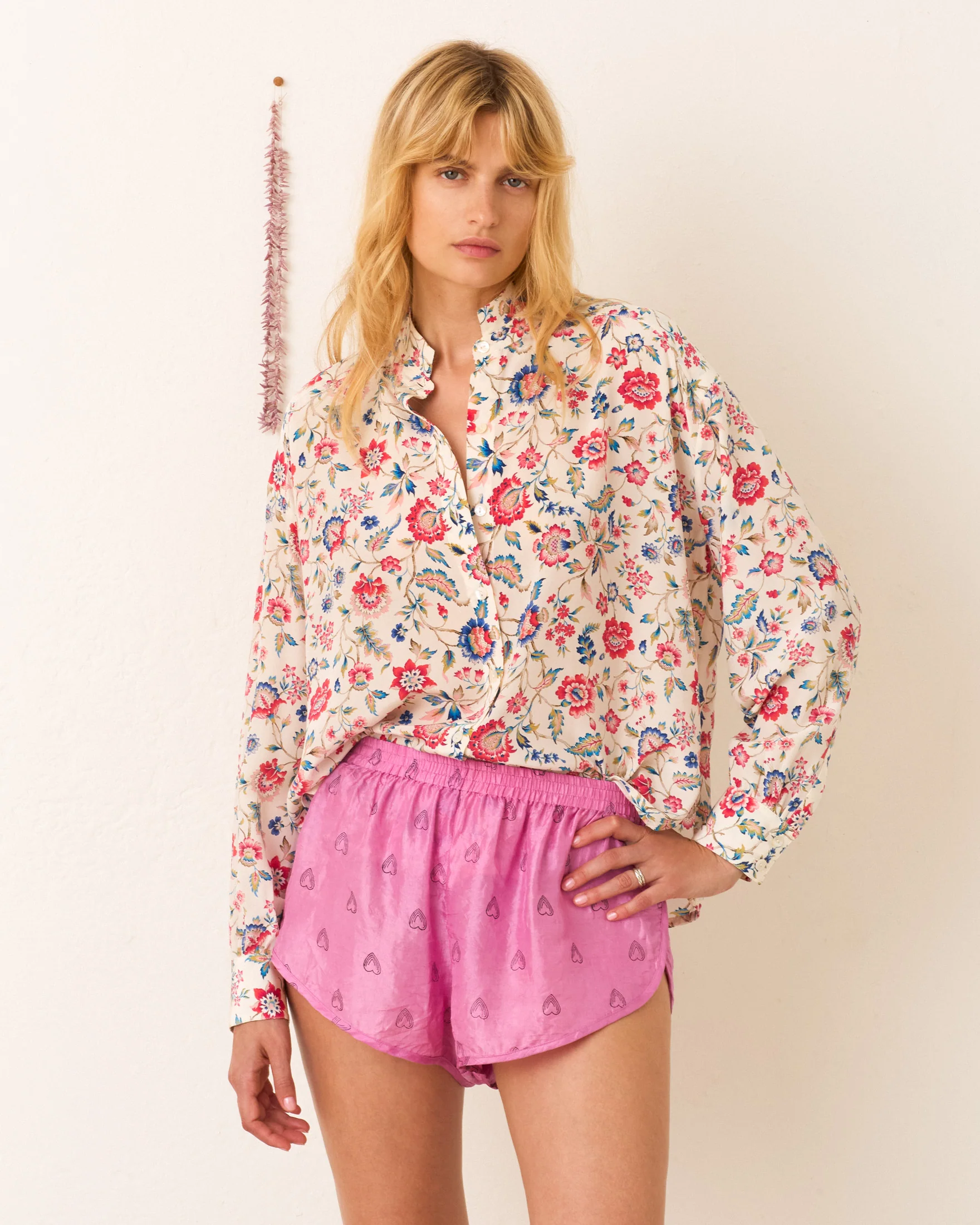 Kiki Spring Dream Silk Shirt