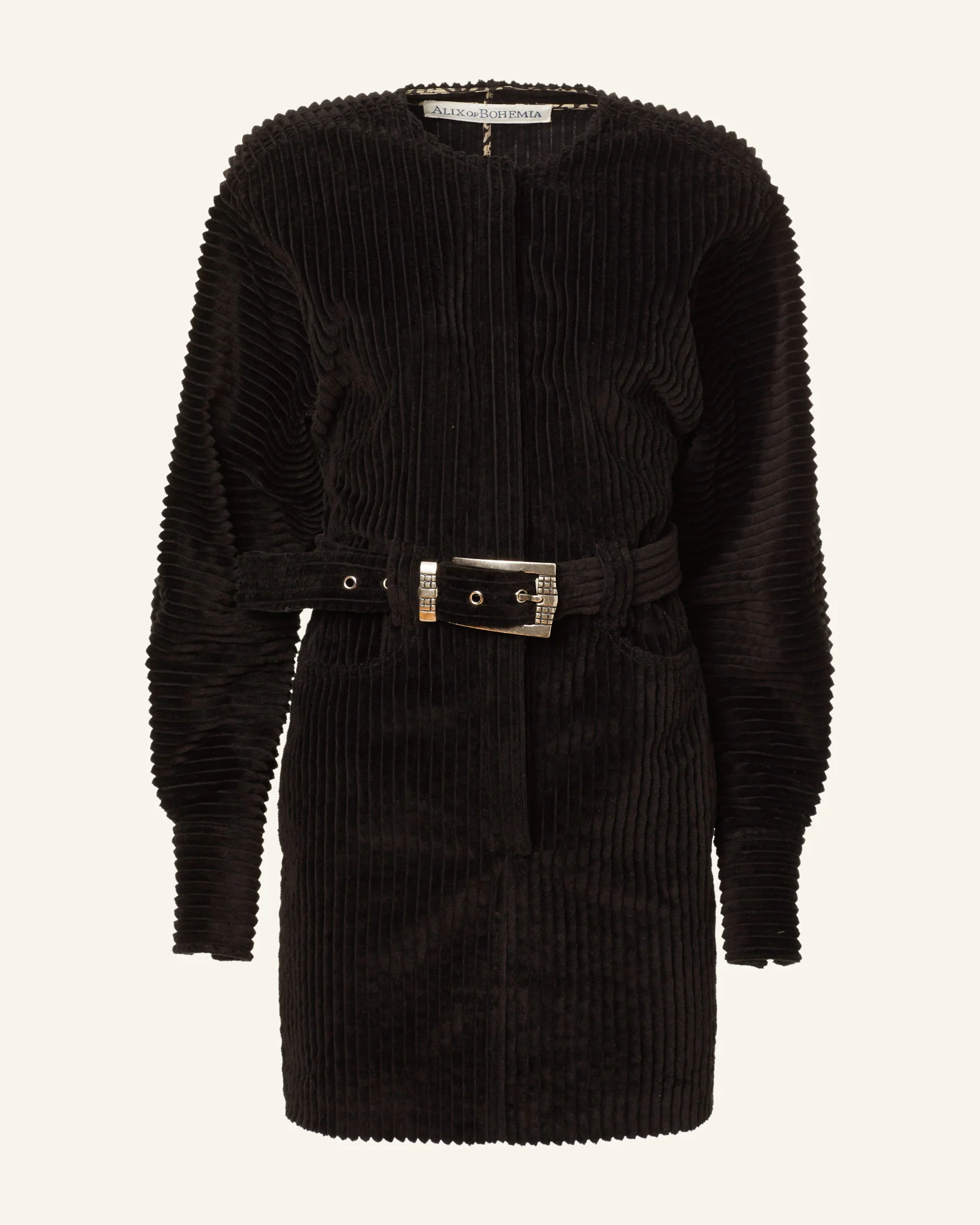 Laurent Licorice Corduroy Dress - Image 3