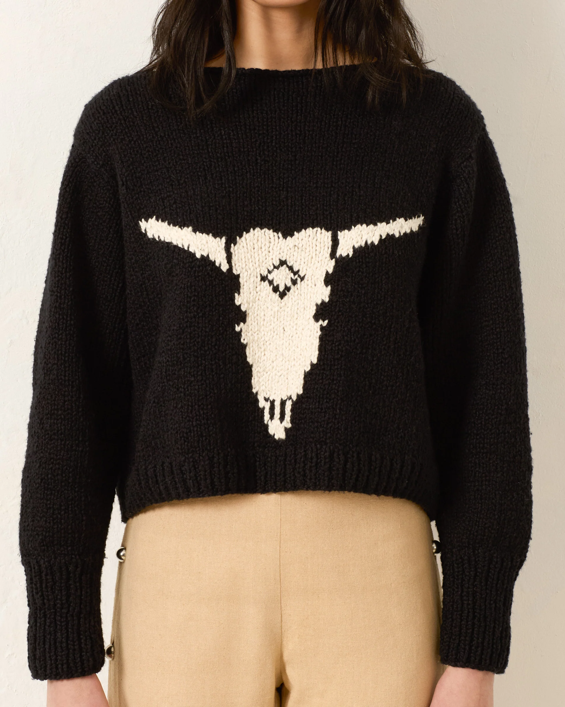 Leigh Cow Skull Sweater - Image 4