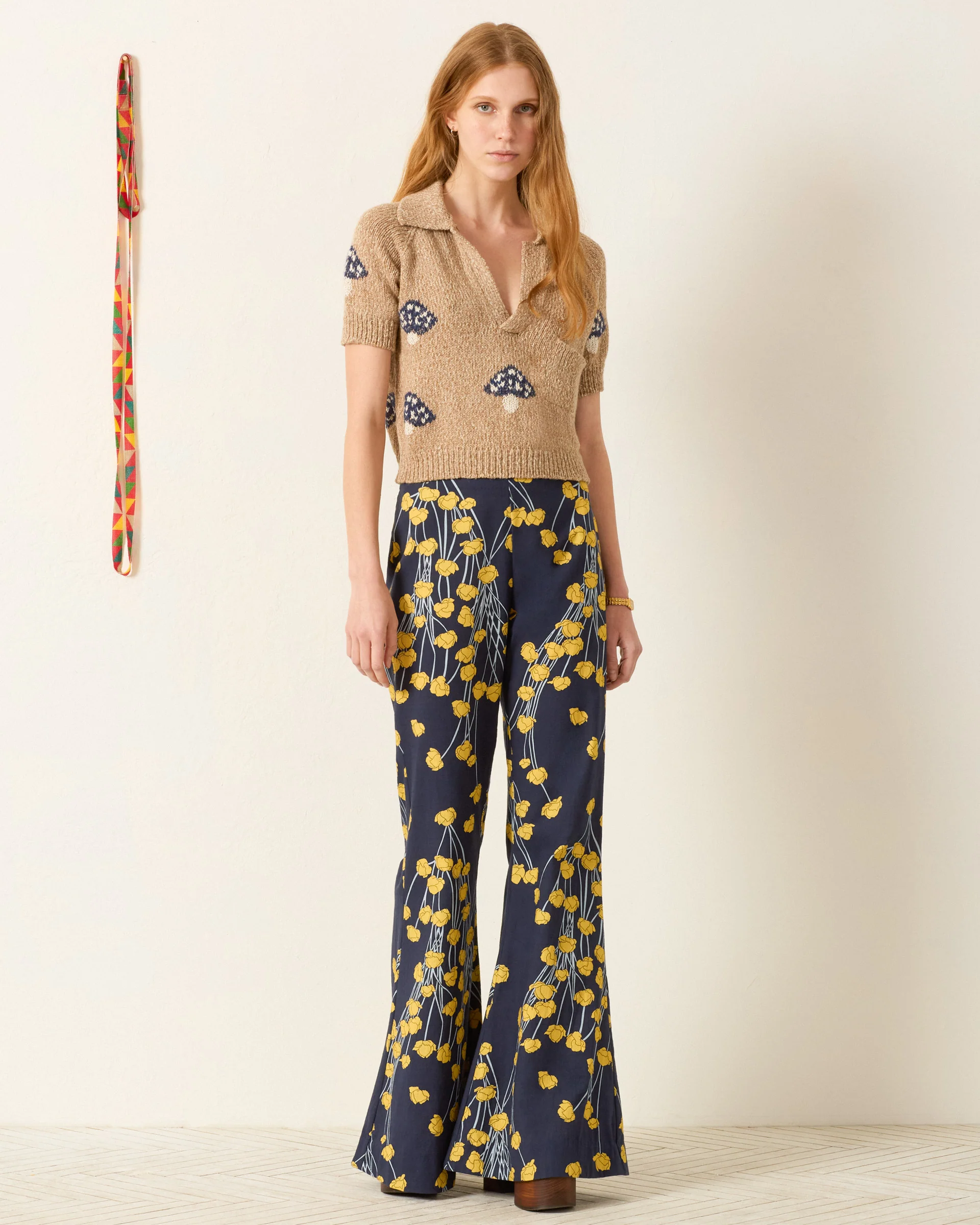 Lessi Mushroom Knit Top - Image 3