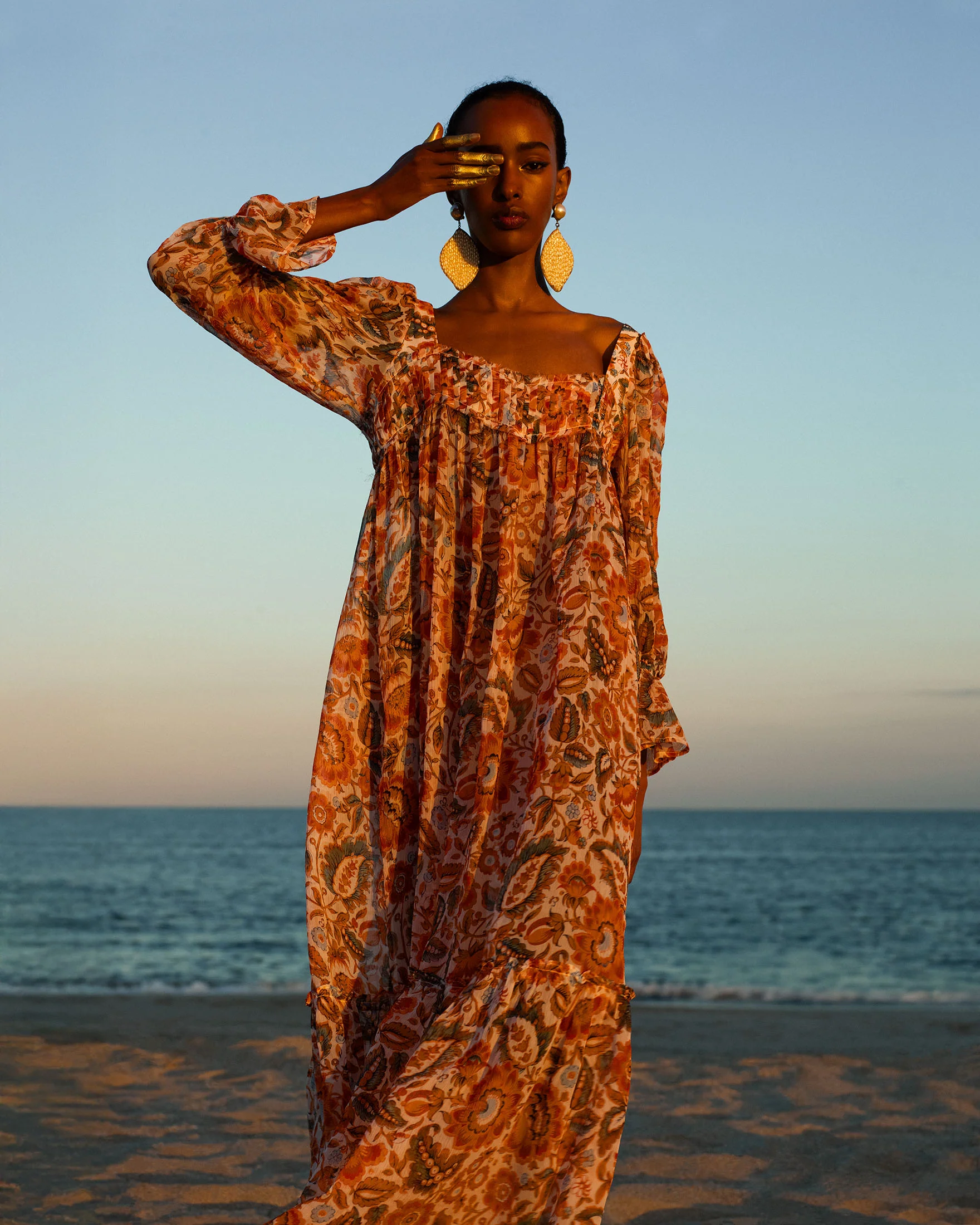Lilium Topaz Flower Dress - Image 2
