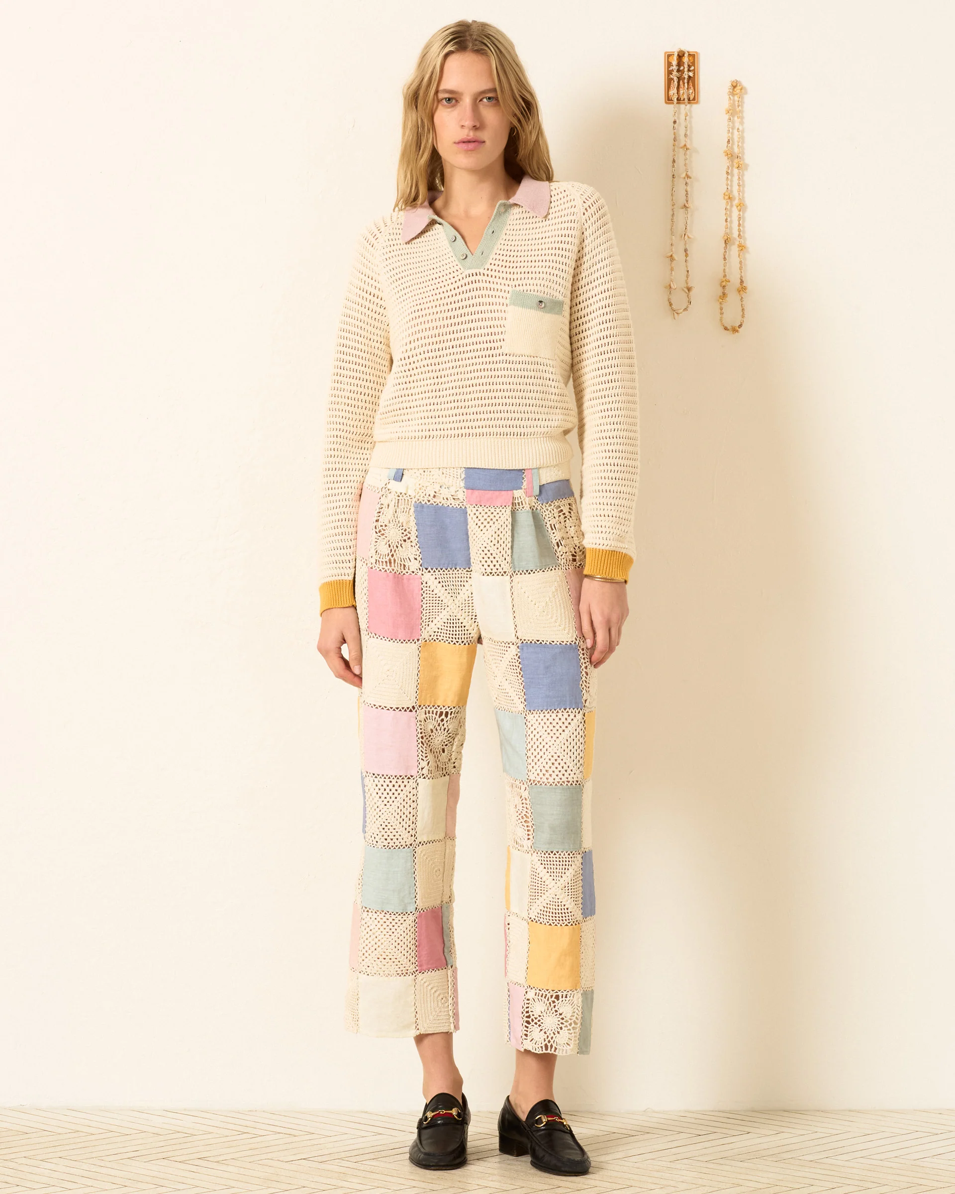 Liza Sorbet Crochet Top - Image 2