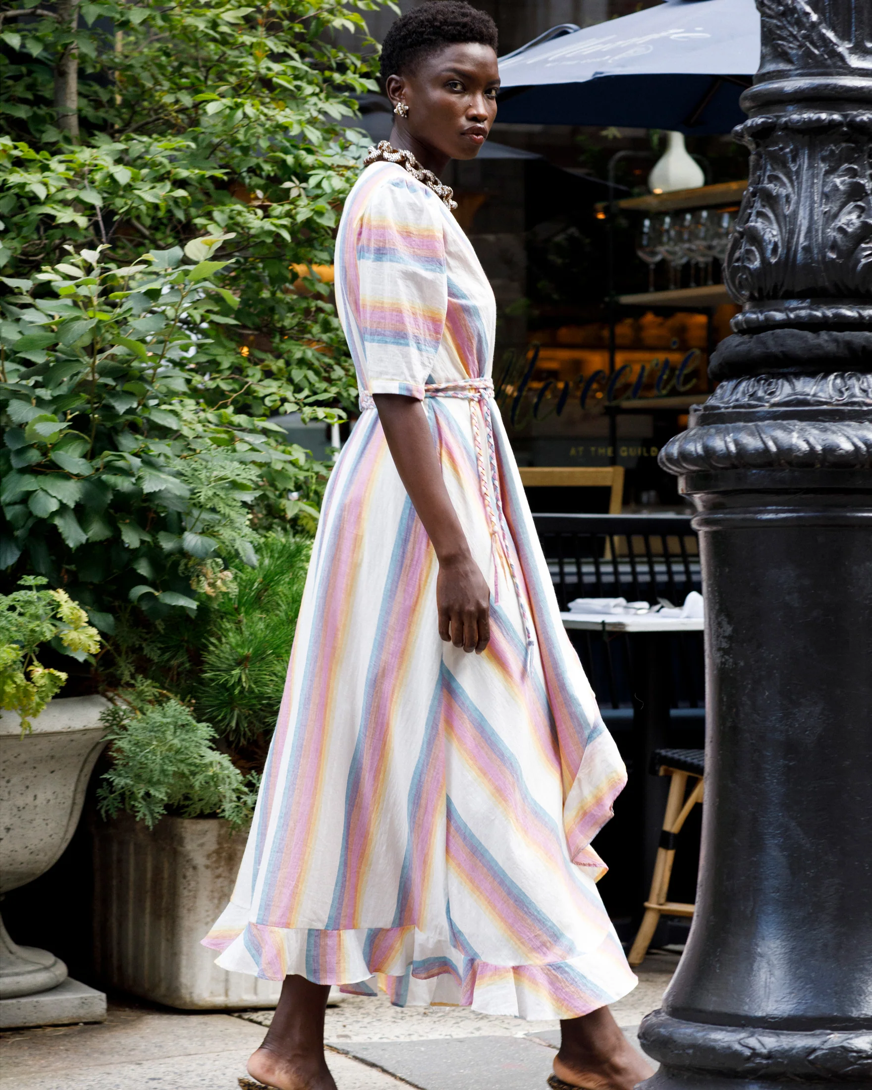 Lola Sunset Wrap Dress - Image 3