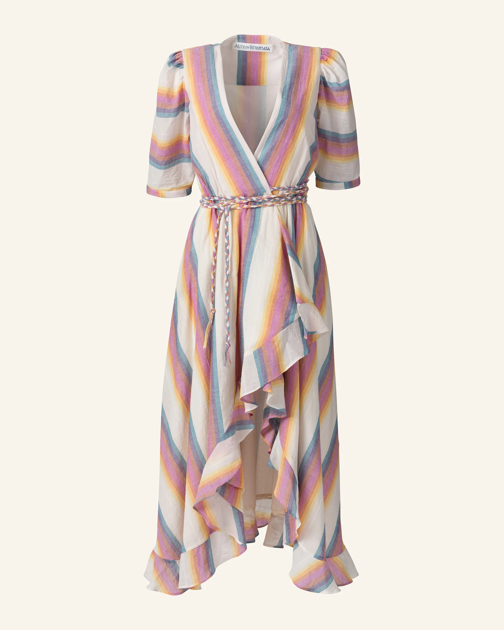 Lola Sunset Wrap Dress - Image 4