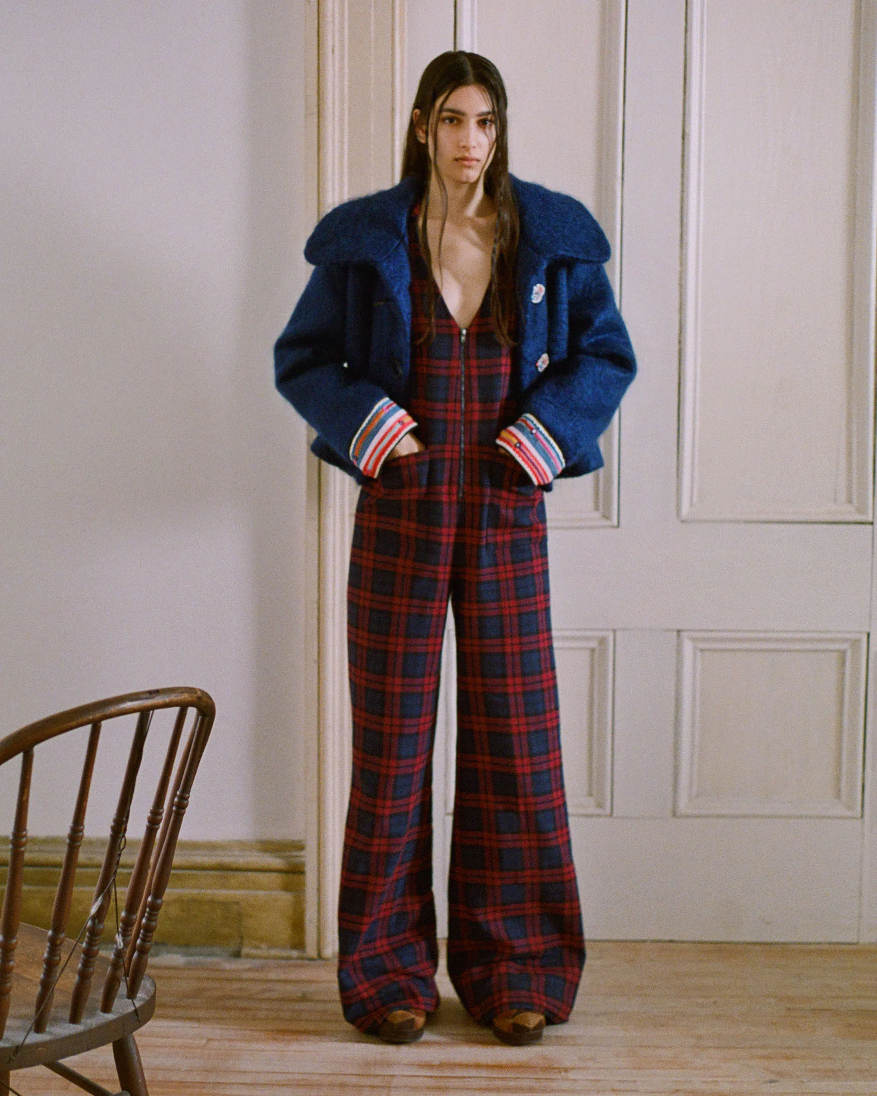 Louisa Berry Plaid Jumpsuit - Image 2